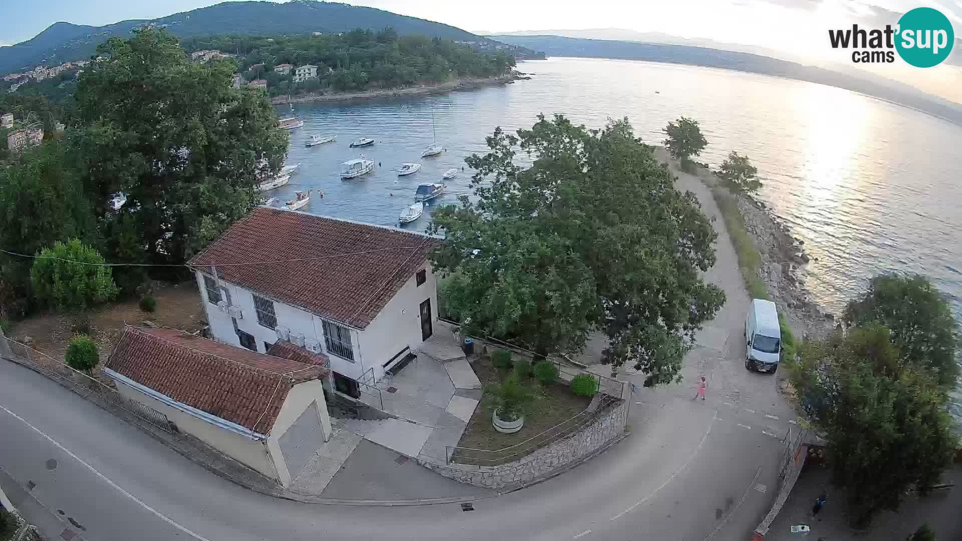 Webcam porto Ika – Vista LIVE sul porto e le luci di Opatija