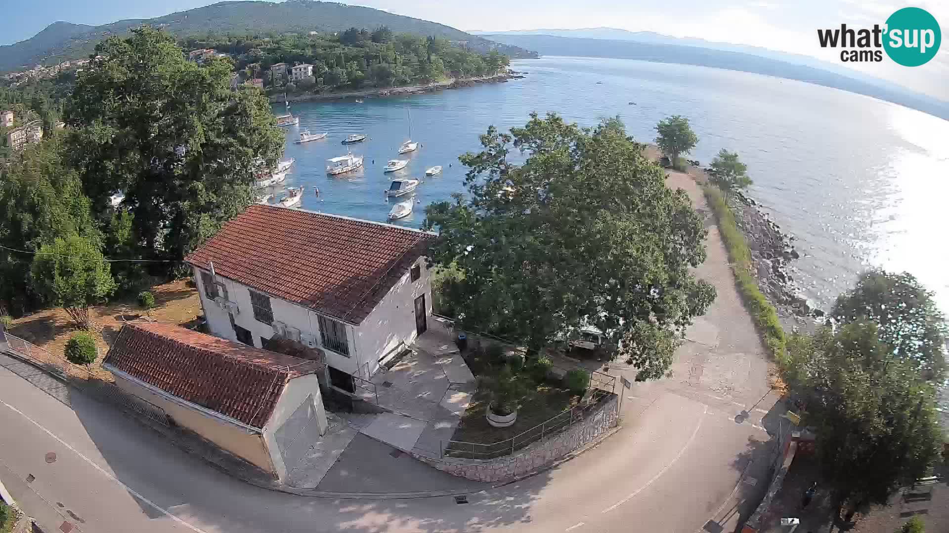 Webcam Ika Hafen – LIVE Blick auf den Hafen und die Lichter von Opatija
