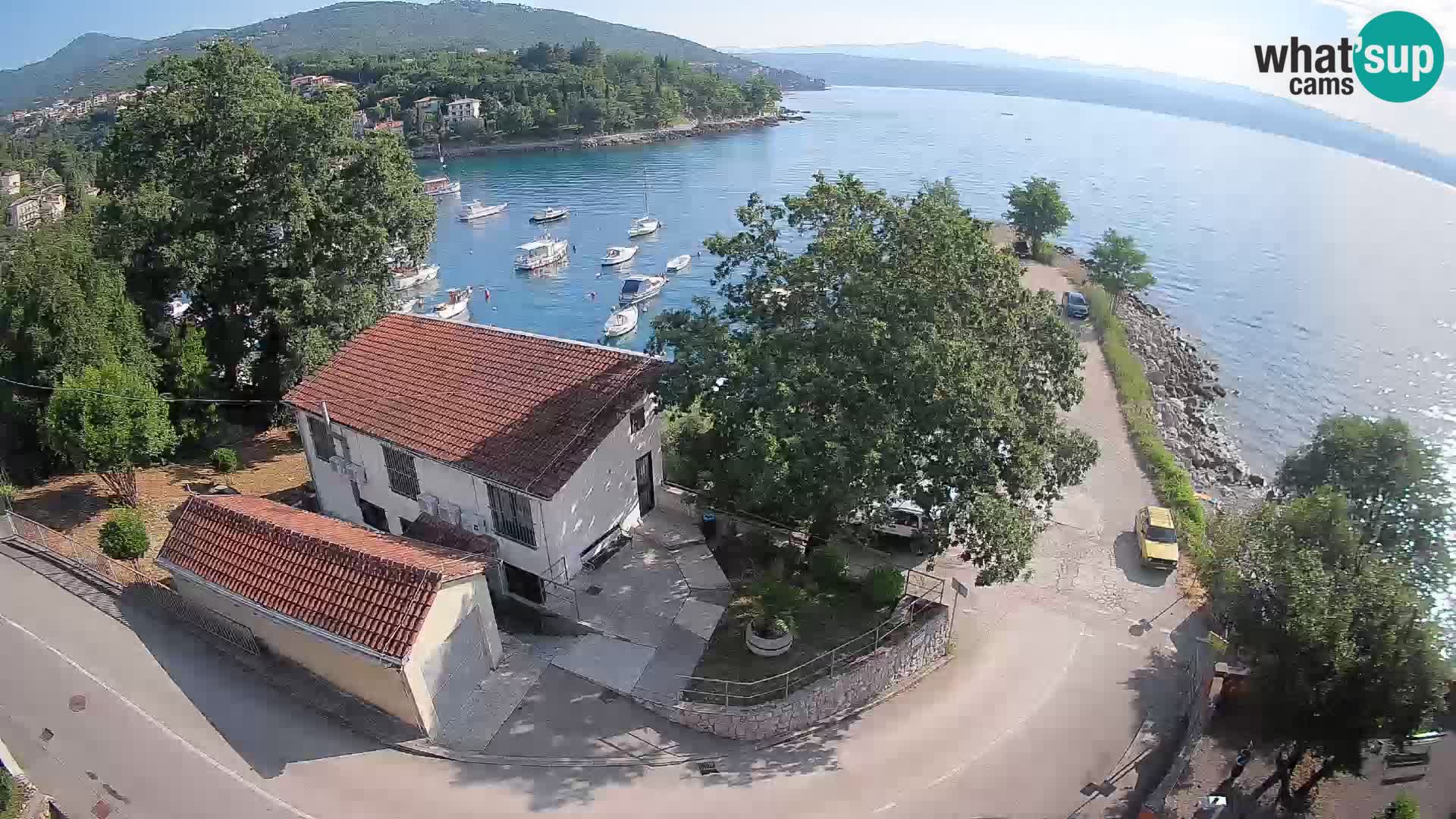 Webcam port d’Ika – Vue en direct et lumières d’Opatija