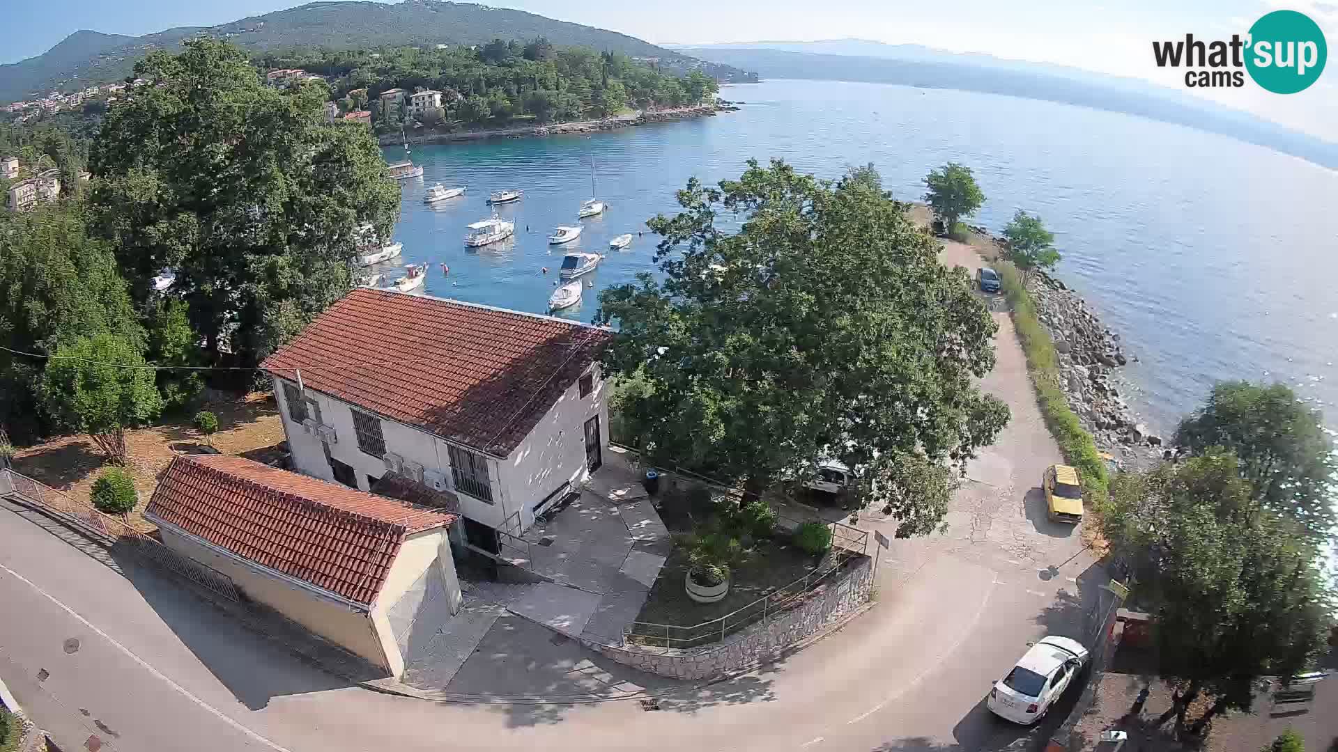 Webcam port d’Ika – Vue en direct et lumières d’Opatija
