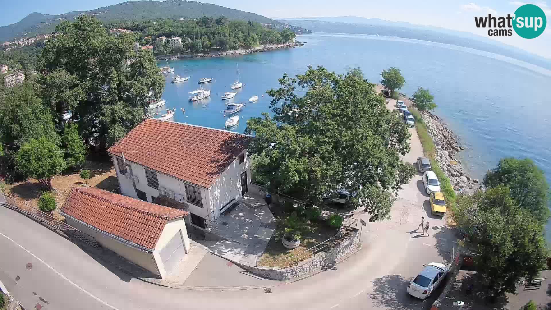 Ika Harbor Webcam – LIVE View of the Harbor and Opatija Lights