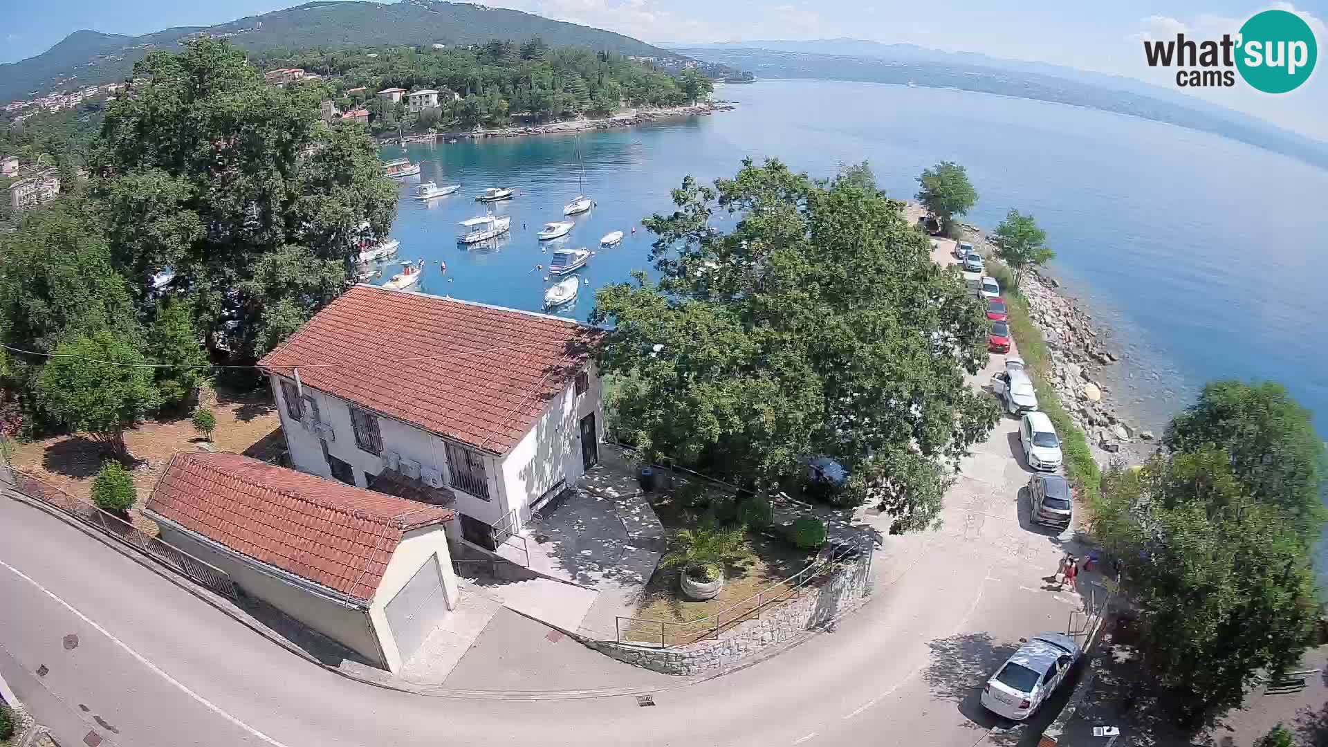 Webcam port d’Ika – Vue en direct et lumières d’Opatija