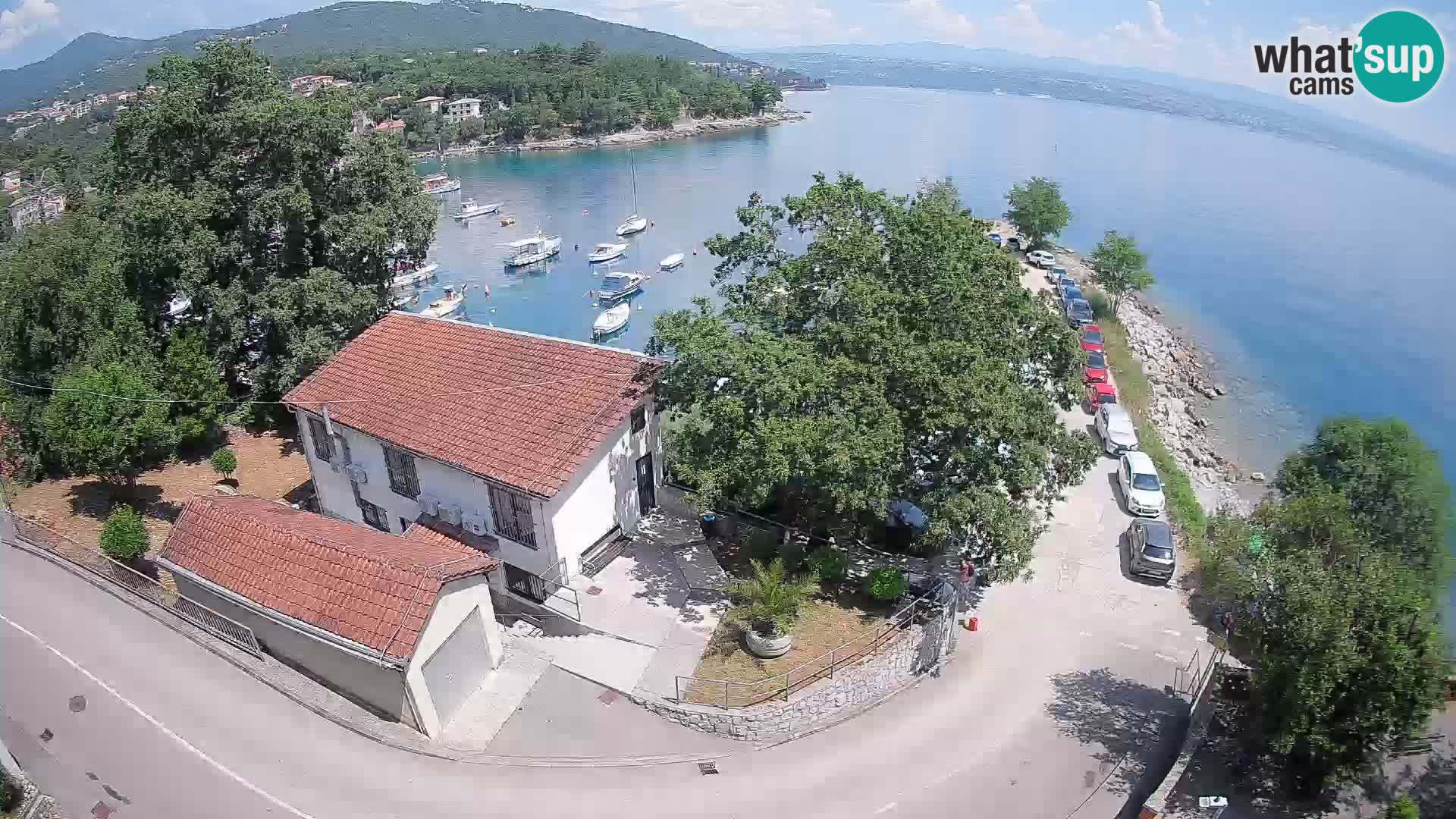 Webcam port d’Ika – Vue en direct et lumières d’Opatija