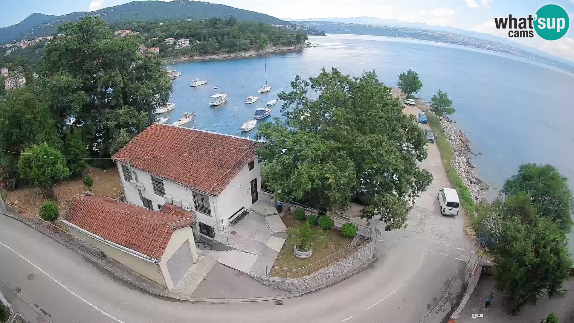 Webcam Ika Hafen – LIVE Blick auf den Hafen und die Lichter von Opatija