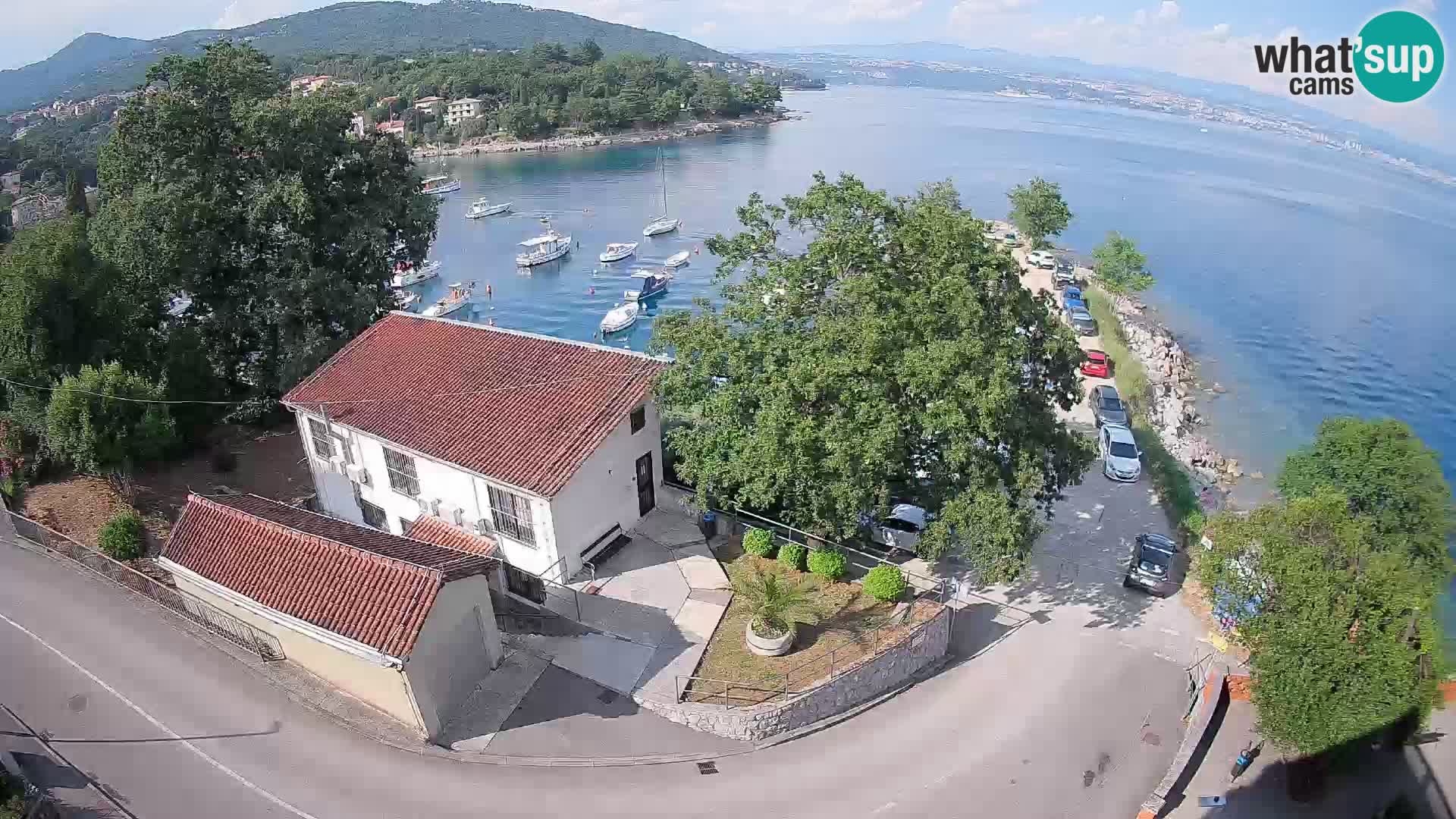 Webcam port d’Ika – Vue en direct et lumières d’Opatija