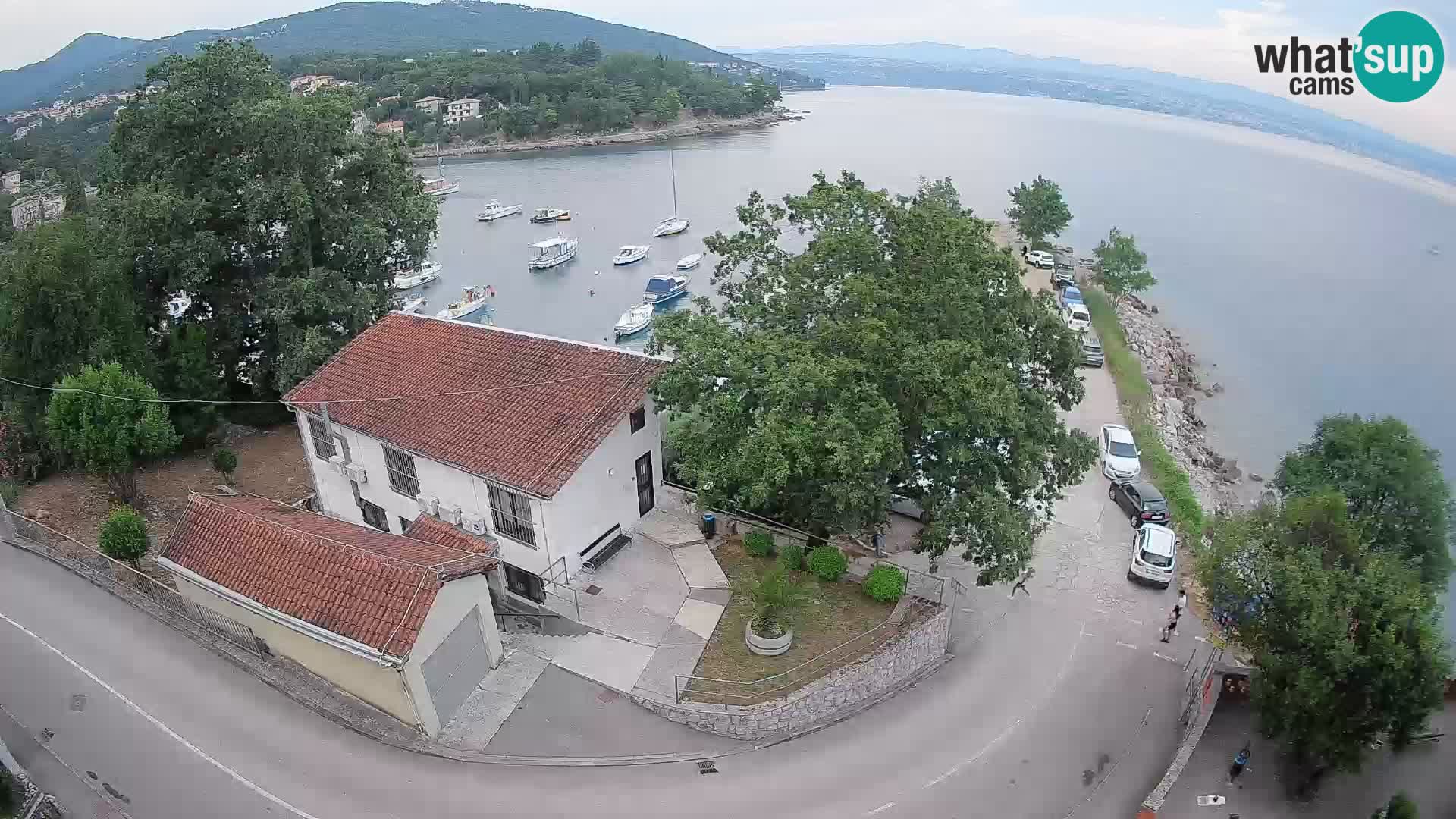 Webcam porto Ika – Vista LIVE sul porto e le luci di Opatija
