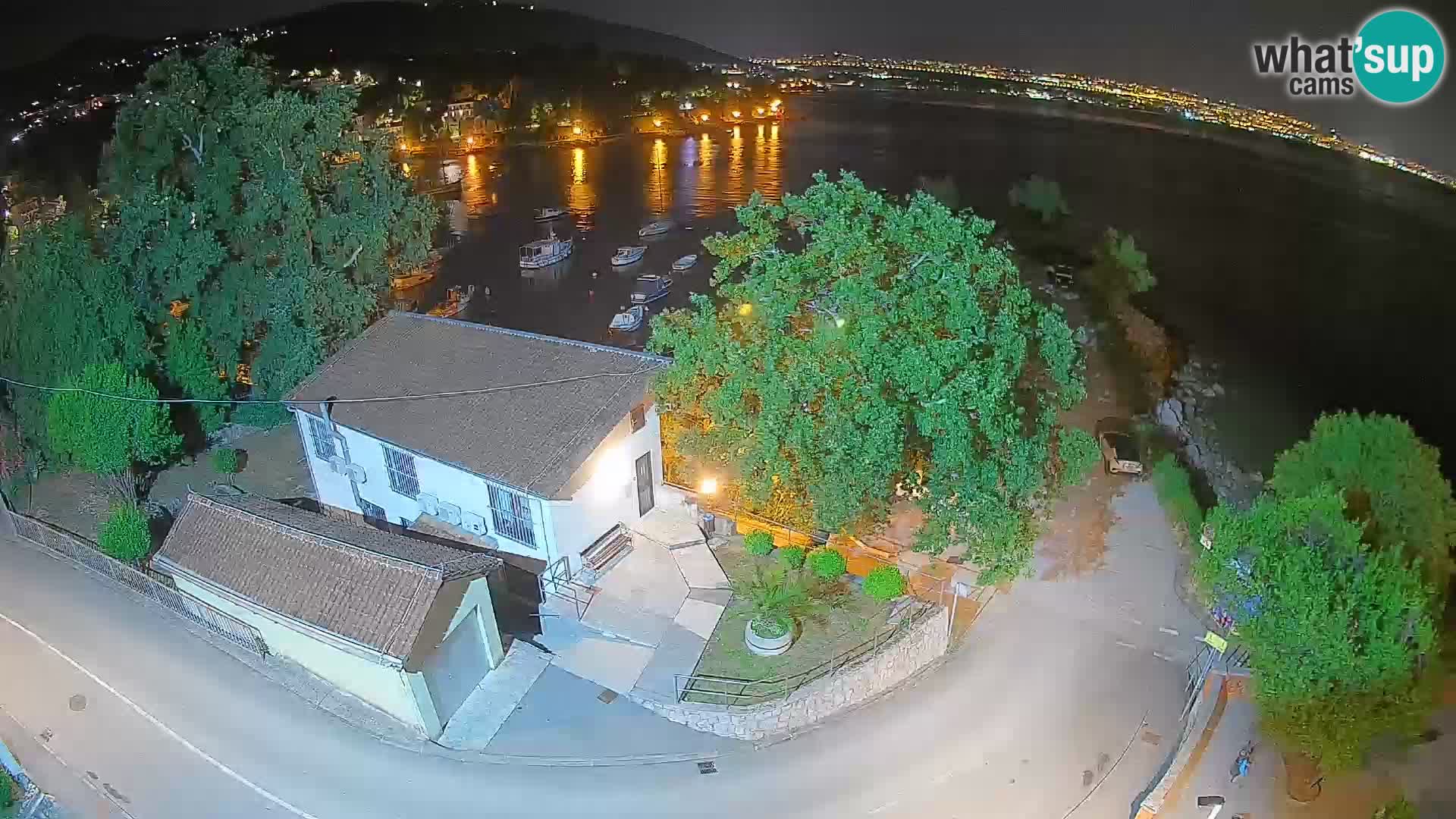 Webcam port d’Ika – Vue en direct et lumières d’Opatija