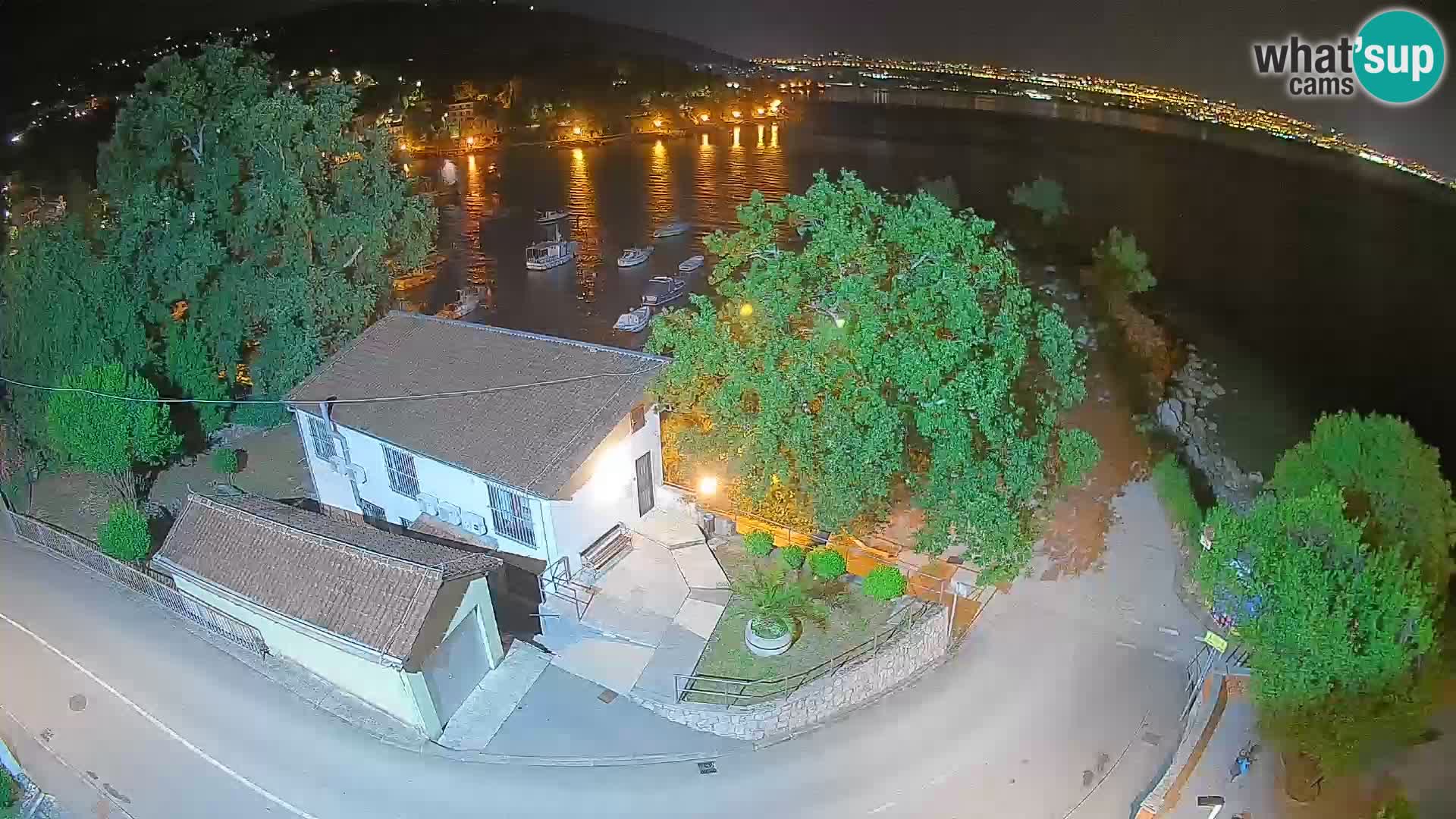 Webcam port d’Ika – Vue en direct et lumières d’Opatija