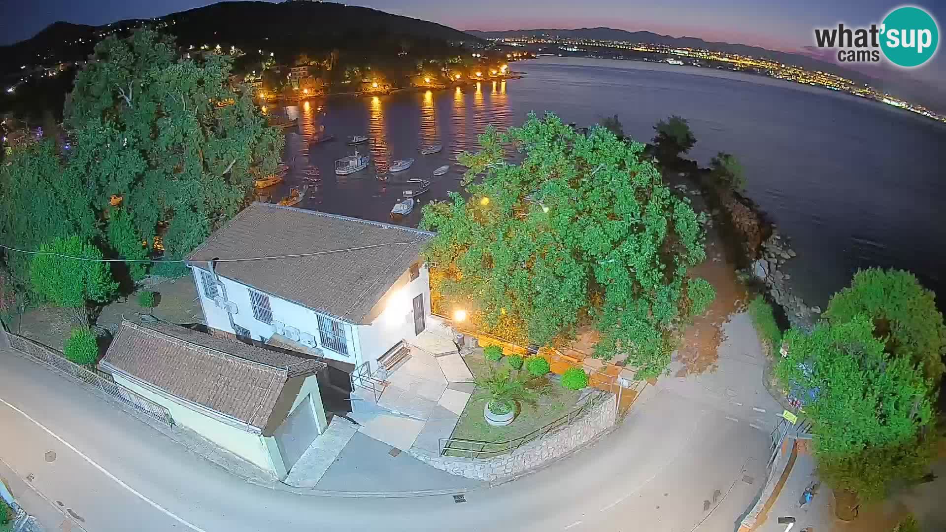 Webcam Ika Hafen – LIVE Blick auf den Hafen und die Lichter von Opatija