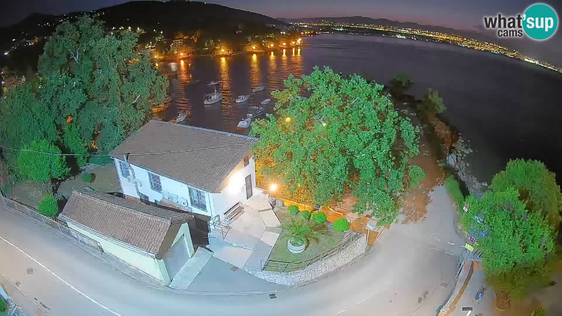 Webcam Ika Hafen – LIVE Blick auf den Hafen und die Lichter von Opatija