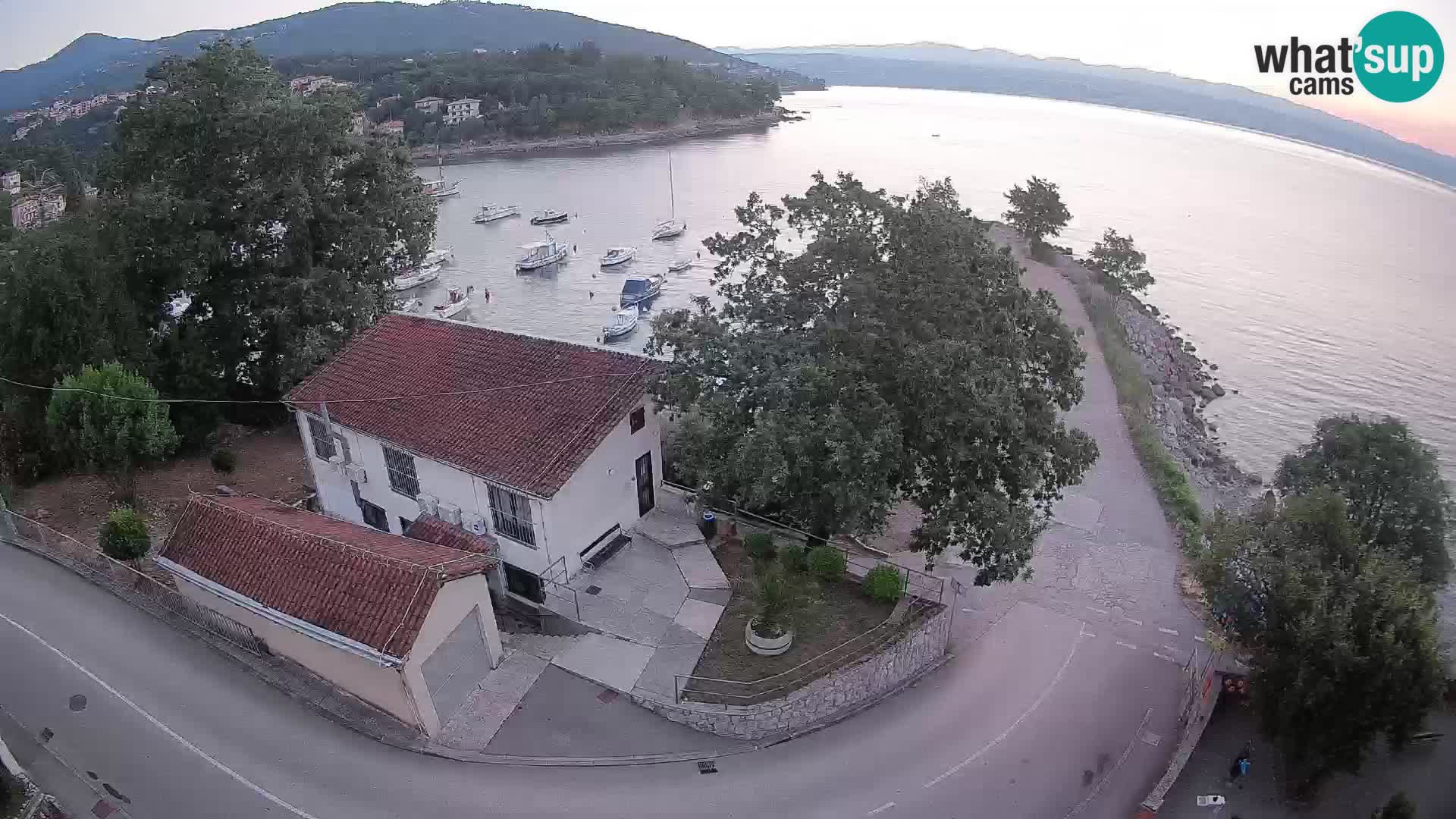 Webcam port d’Ika – Vue en direct et lumières d’Opatija