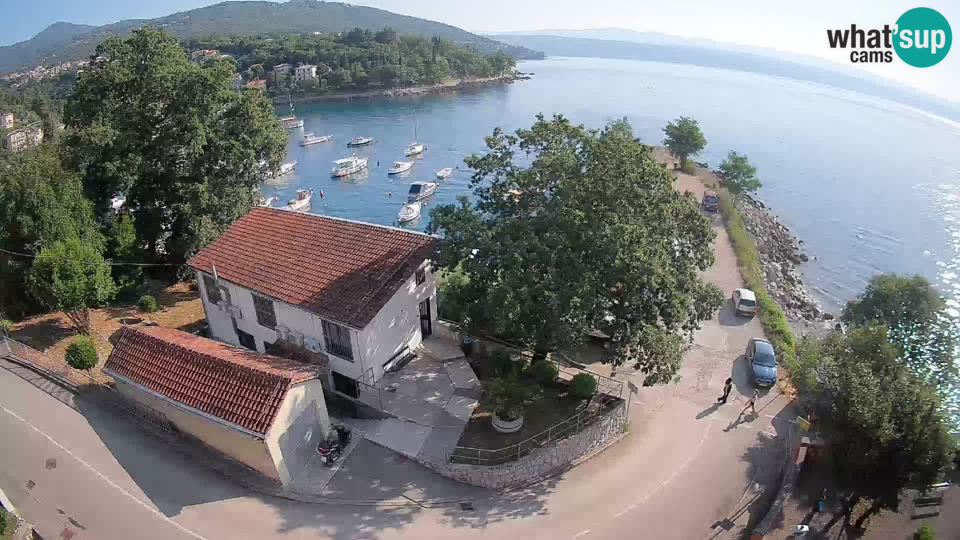 Webcam port d’Ika – Vue en direct et lumières d’Opatija