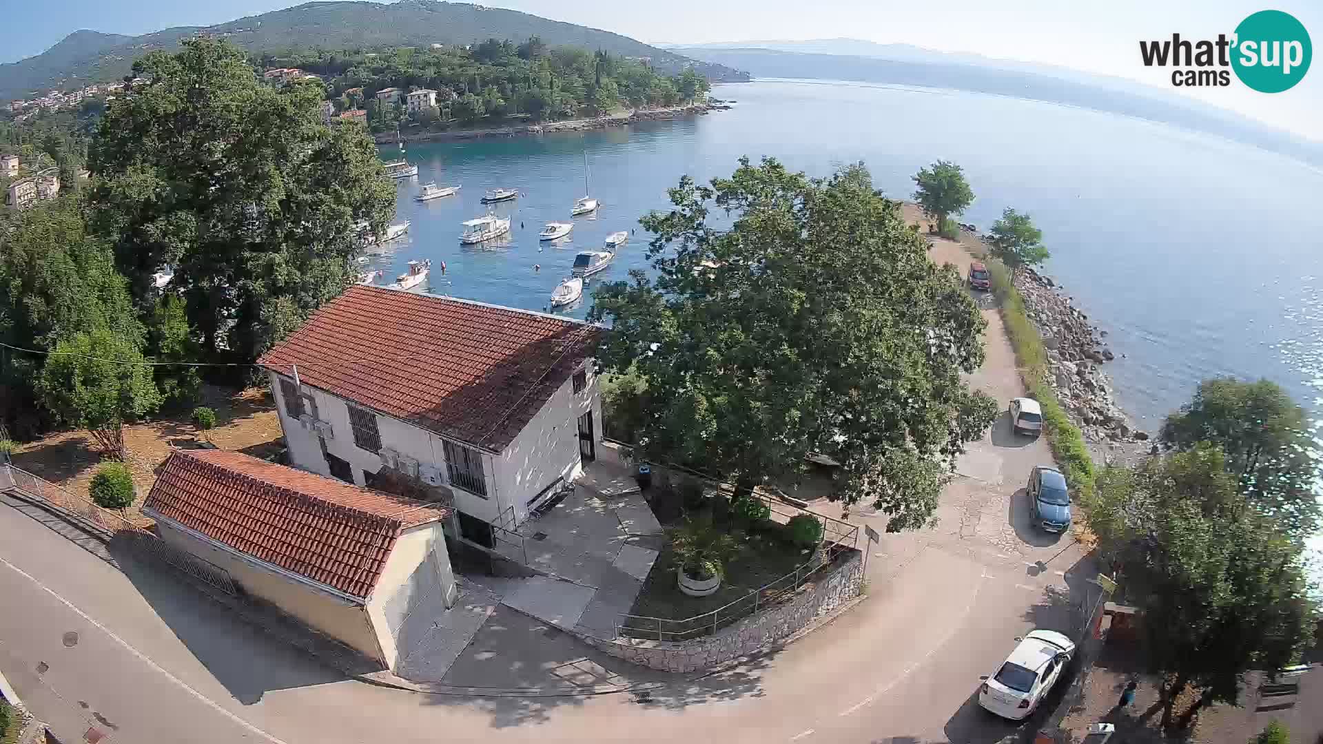 Webcam Ika Hafen – LIVE Blick auf den Hafen und die Lichter von Opatija