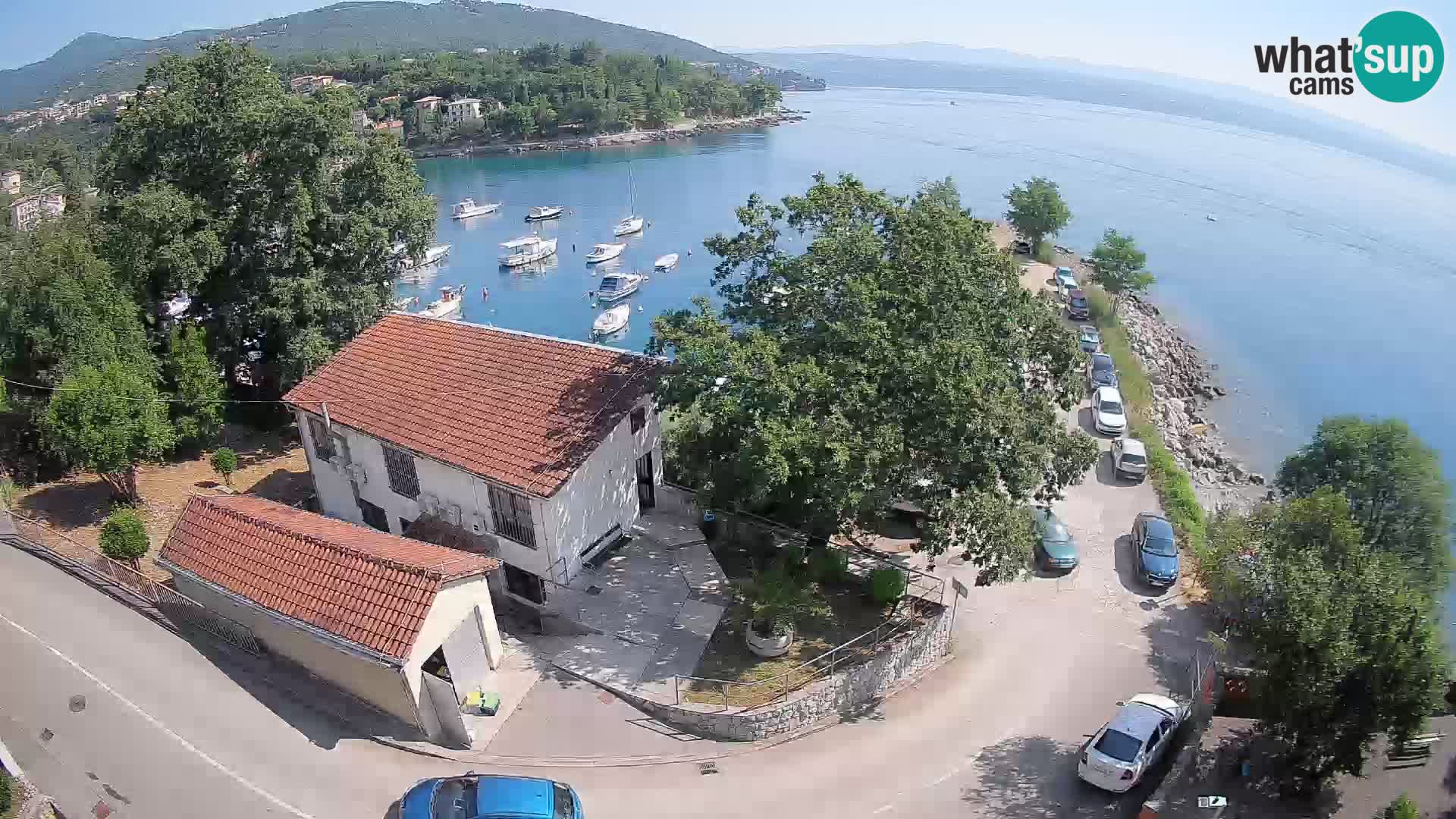Ika Harbor Webcam – LIVE View of the Harbor and Opatija Lights