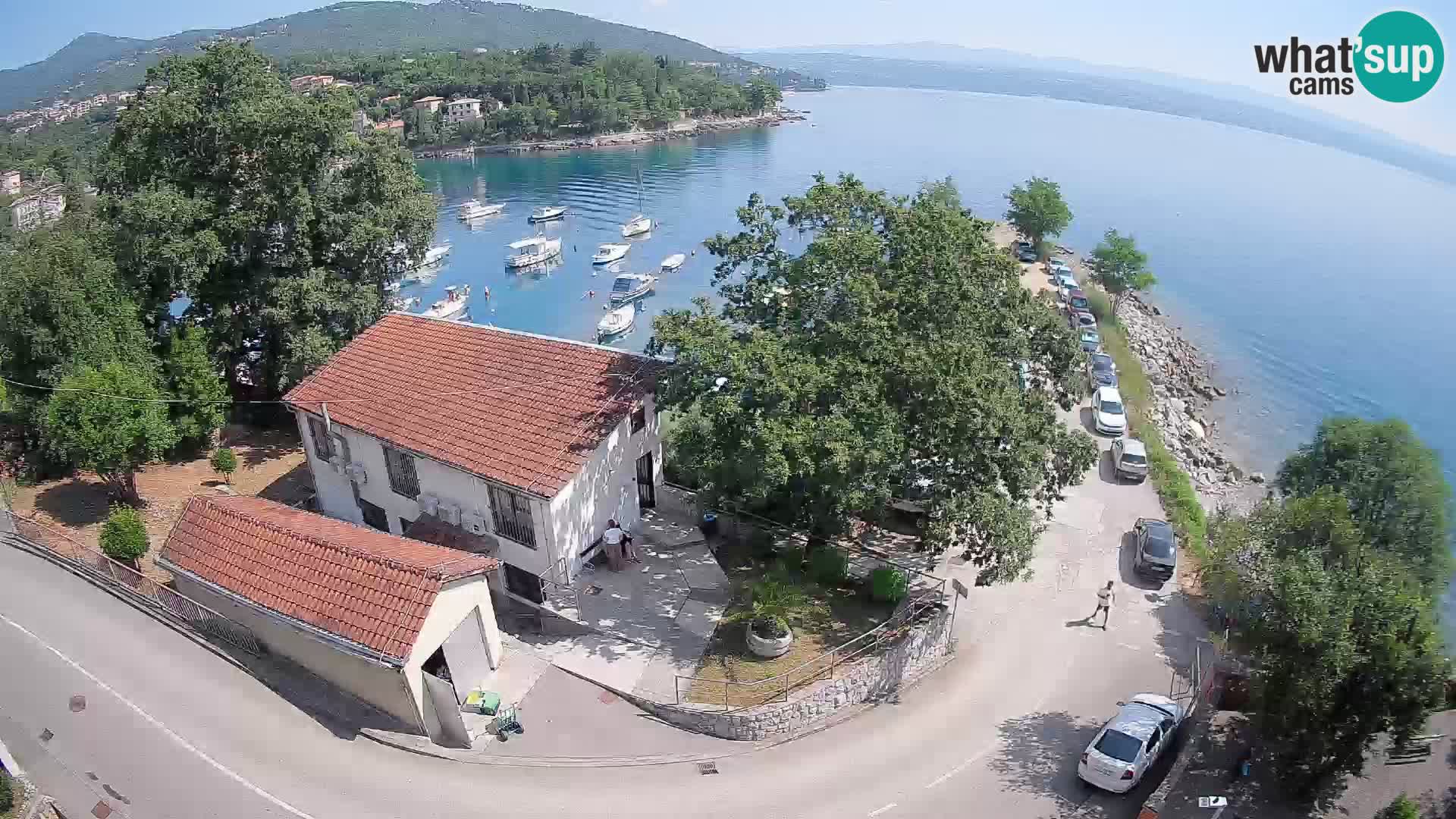 Webcam puerto de Ika – Vista en directo y luces de Opatija