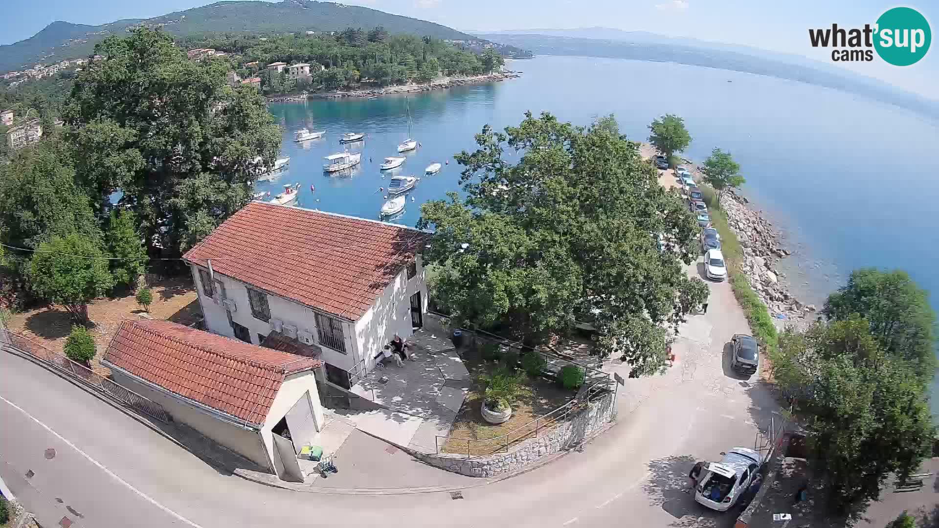 Ika Harbor Webcam – LIVE View of the Harbor and Opatija Lights