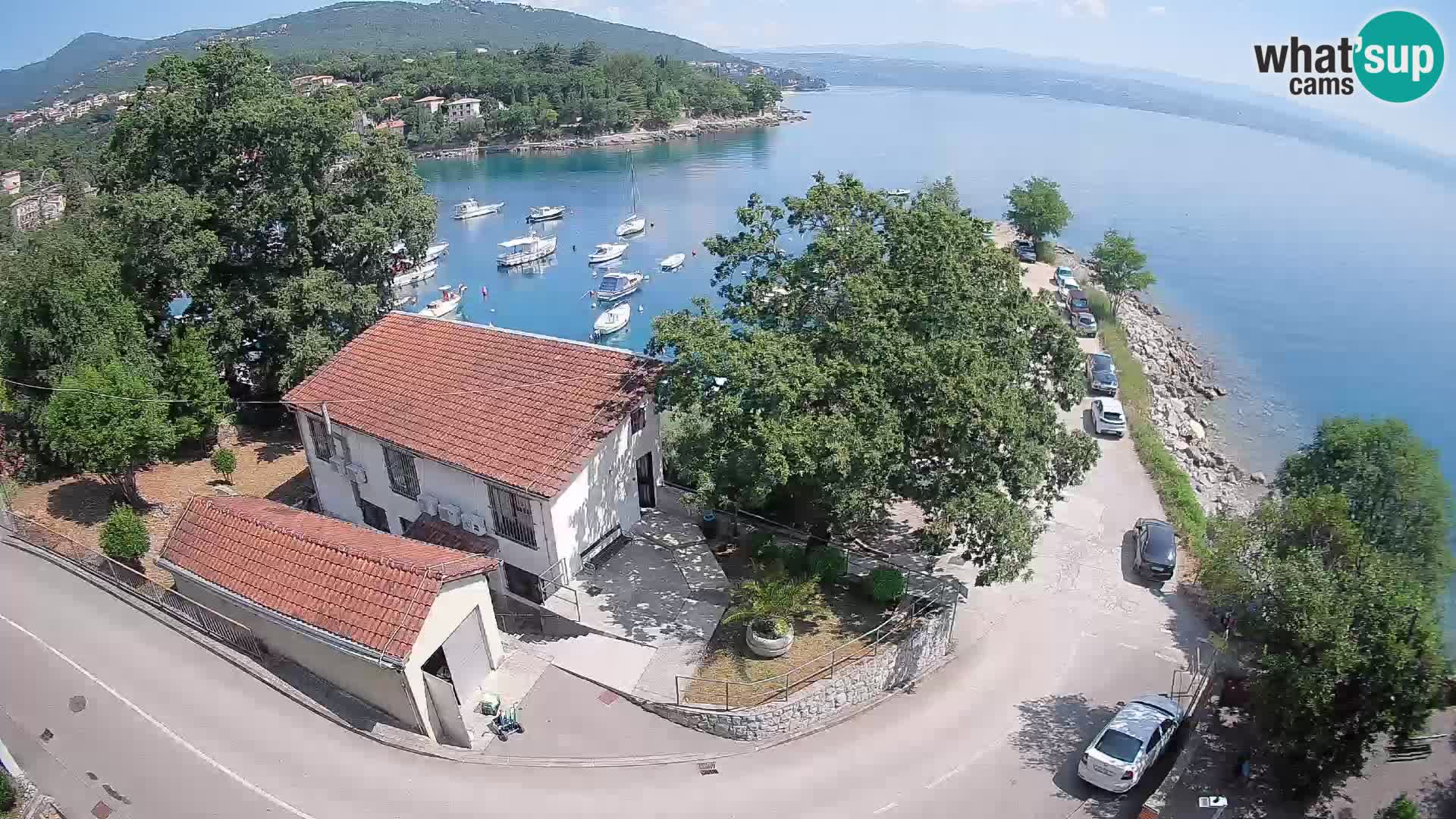 Webcam port d’Ika – Vue en direct et lumières d’Opatija