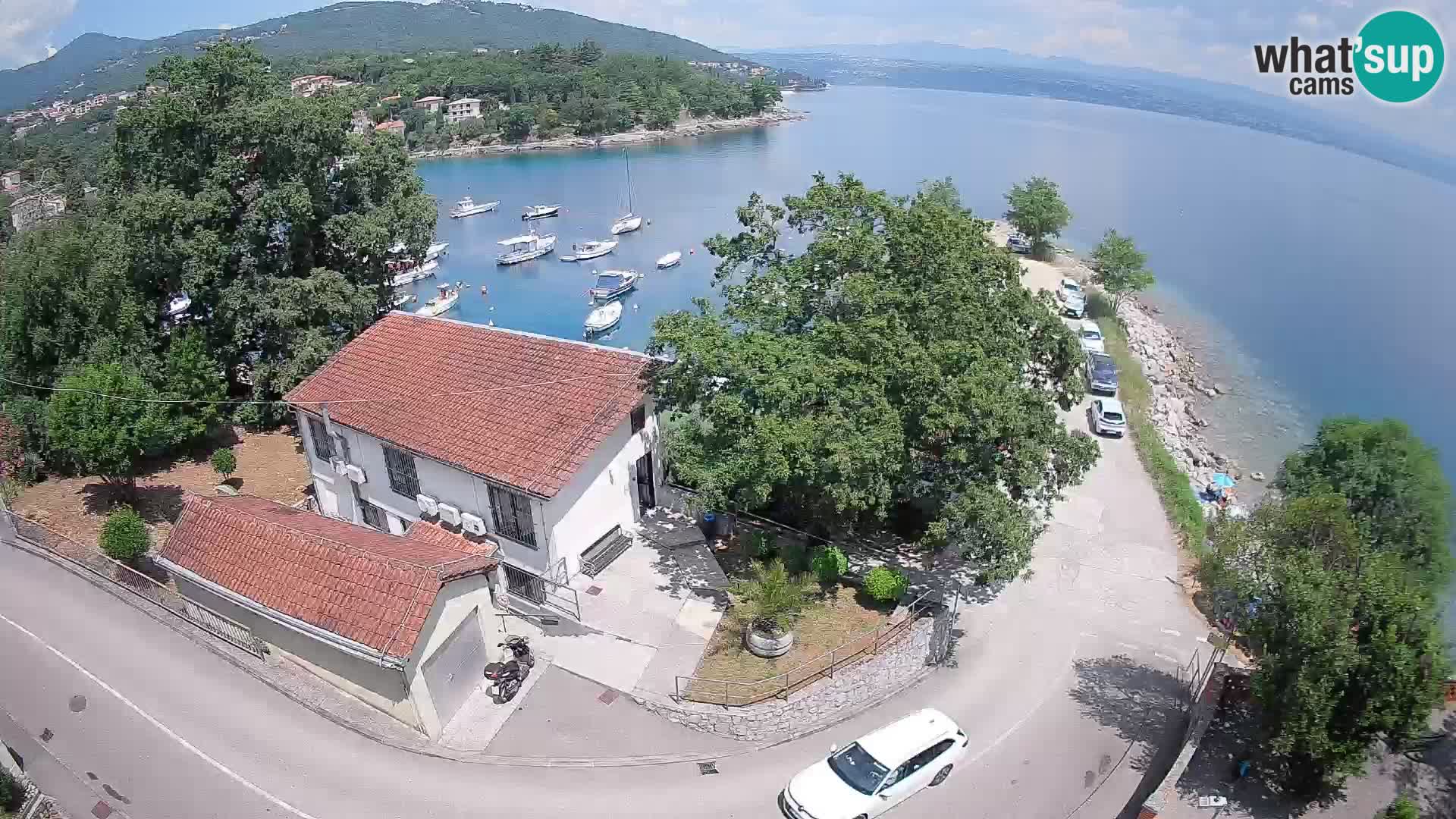 Webcam porto Ika – Vista LIVE sul porto e le luci di Opatija