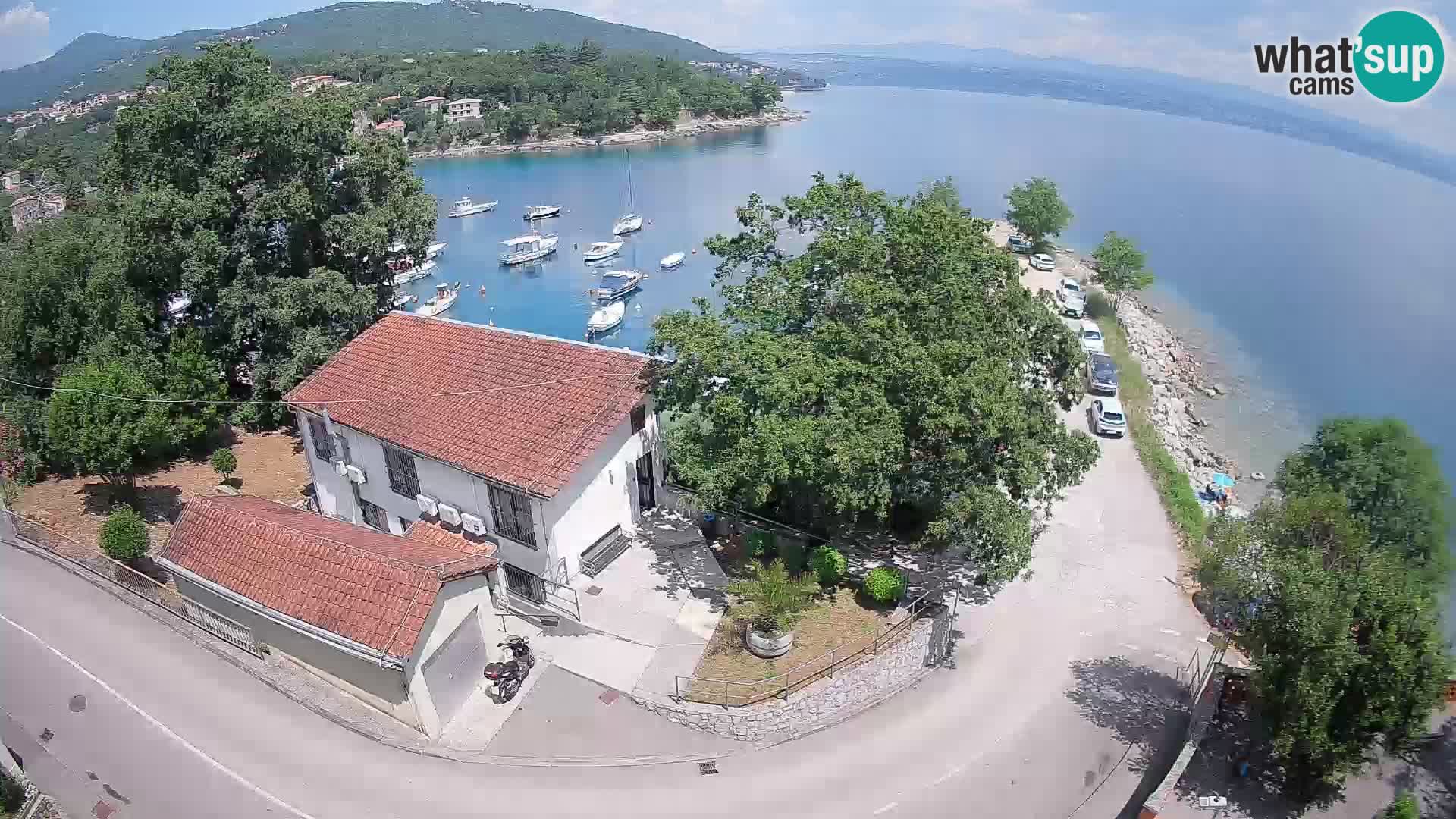 Webcam port d’Ika – Vue en direct et lumières d’Opatija
