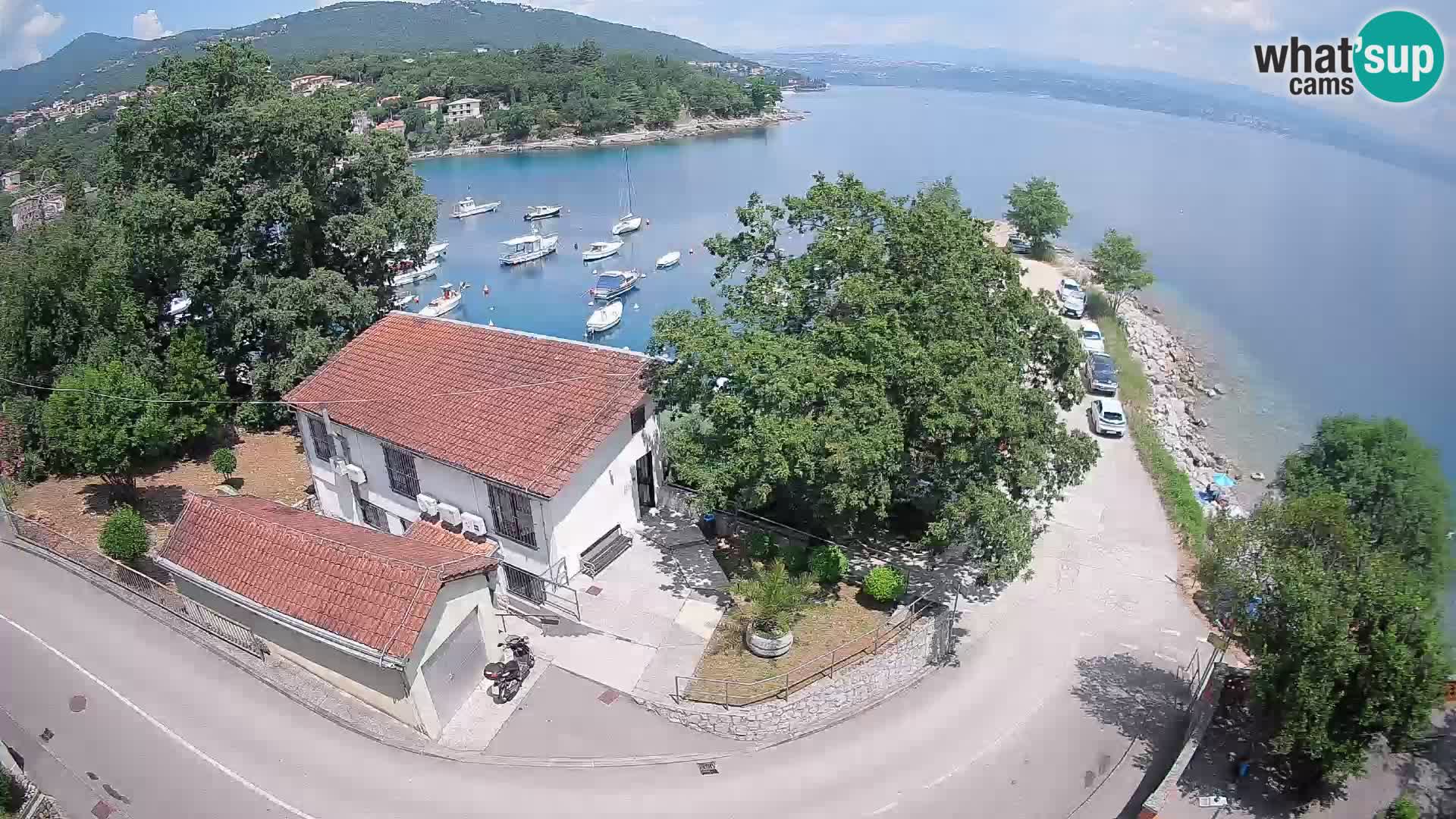 Webcam porto Ika – Vista LIVE sul porto e le luci di Opatija