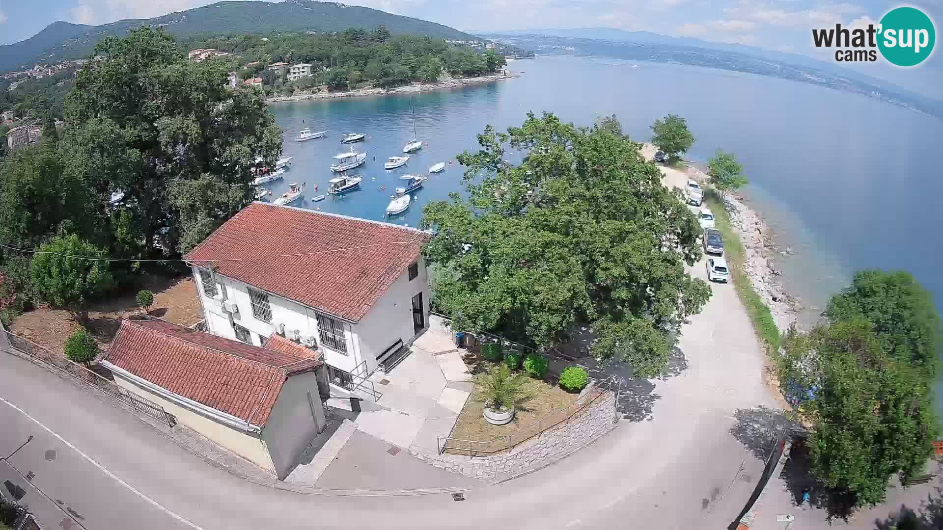 Webcam port d’Ika – Vue en direct et lumières d’Opatija