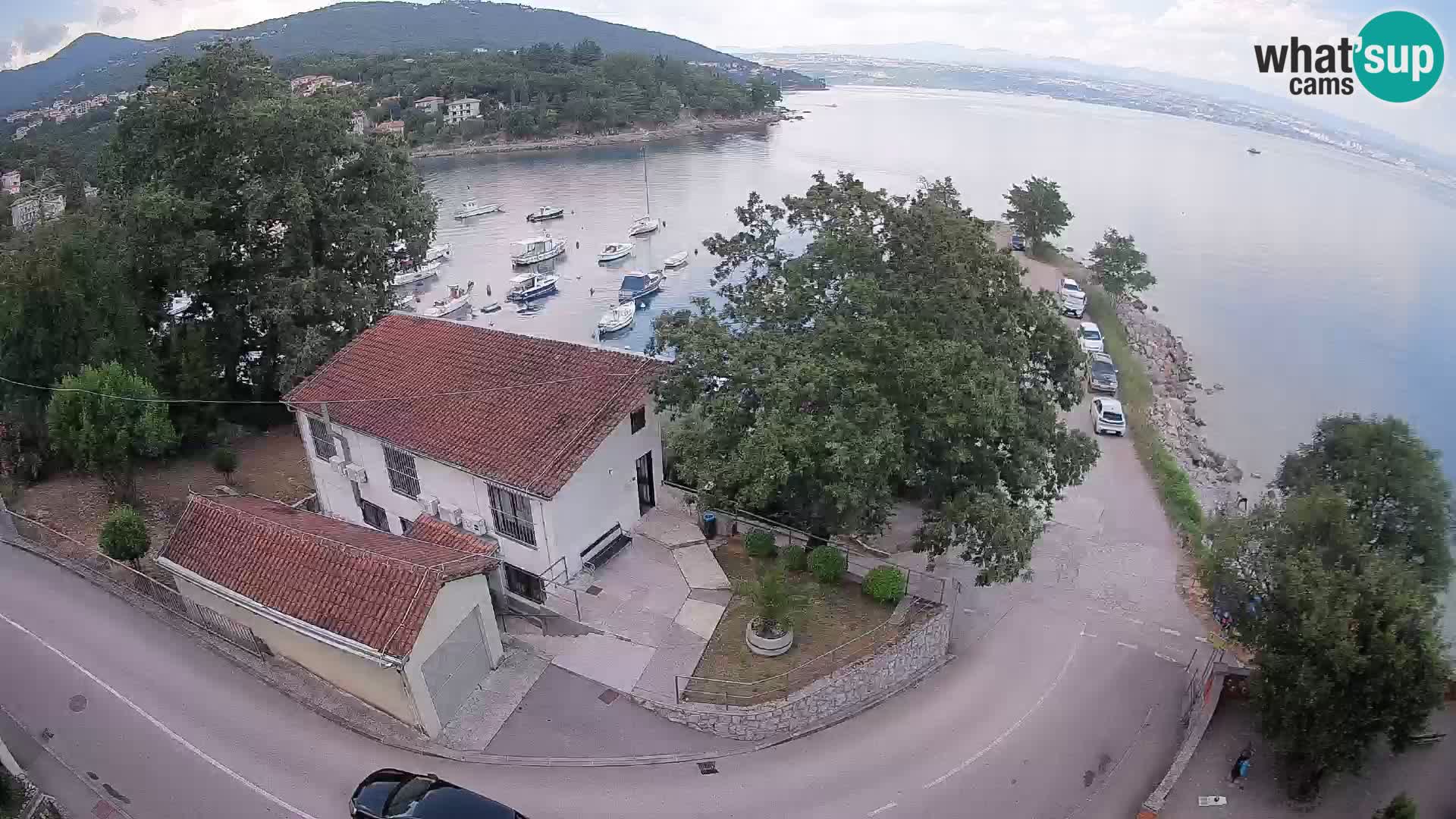 Webcam Ika Hafen – LIVE Blick auf den Hafen und die Lichter von Opatija