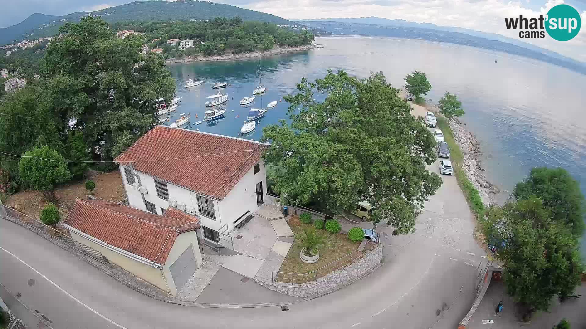 Webcam port d’Ika – Vue en direct et lumières d’Opatija