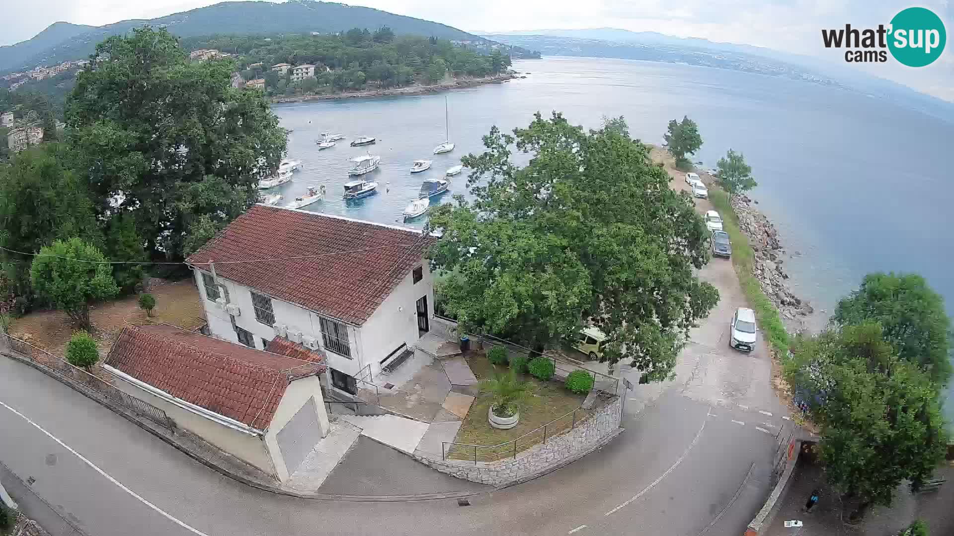 Ika Harbor Webcam – LIVE View of the Harbor and Opatija Lights