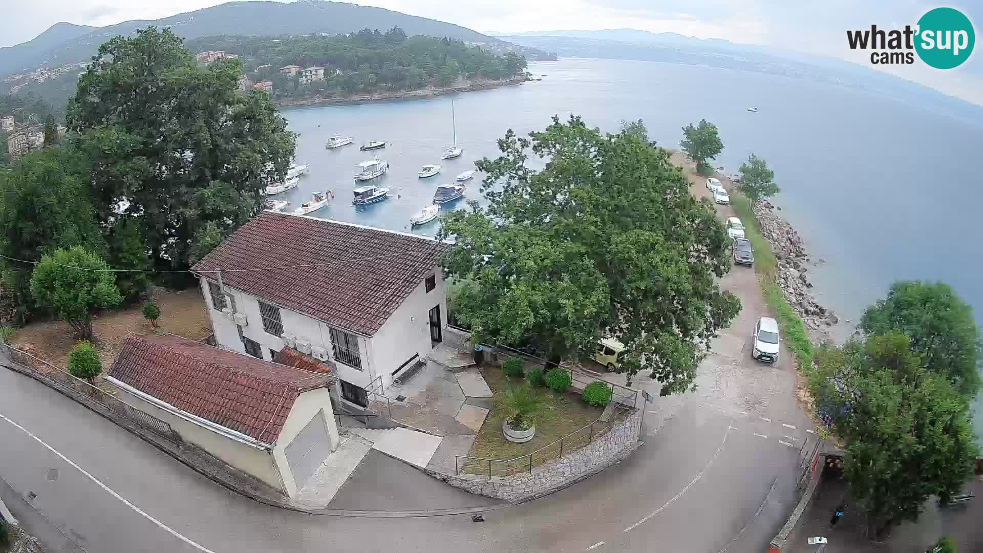 Webcam port d’Ika – Vue en direct et lumières d’Opatija
