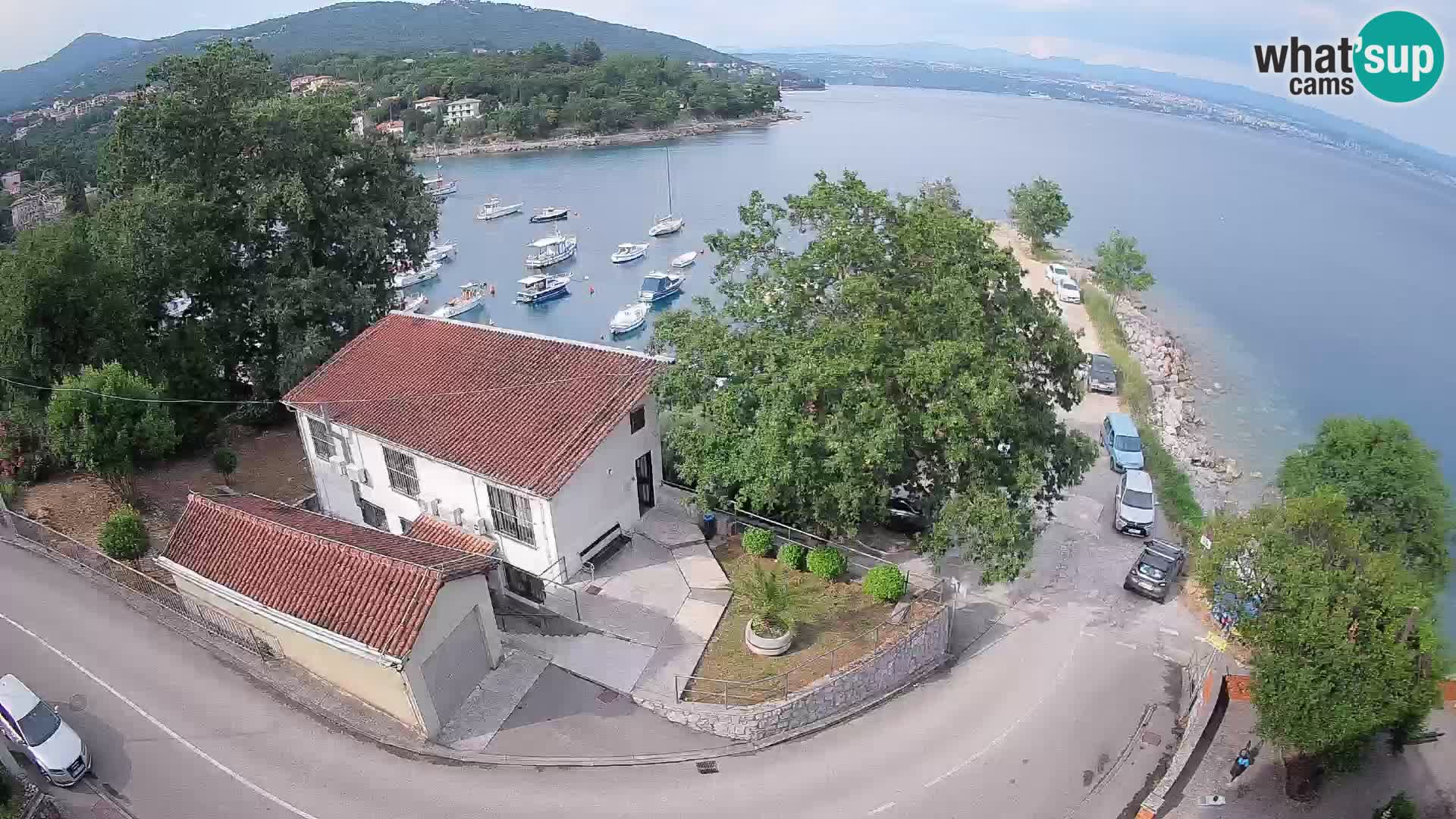 Webcam port d’Ika – Vue en direct et lumières d’Opatija