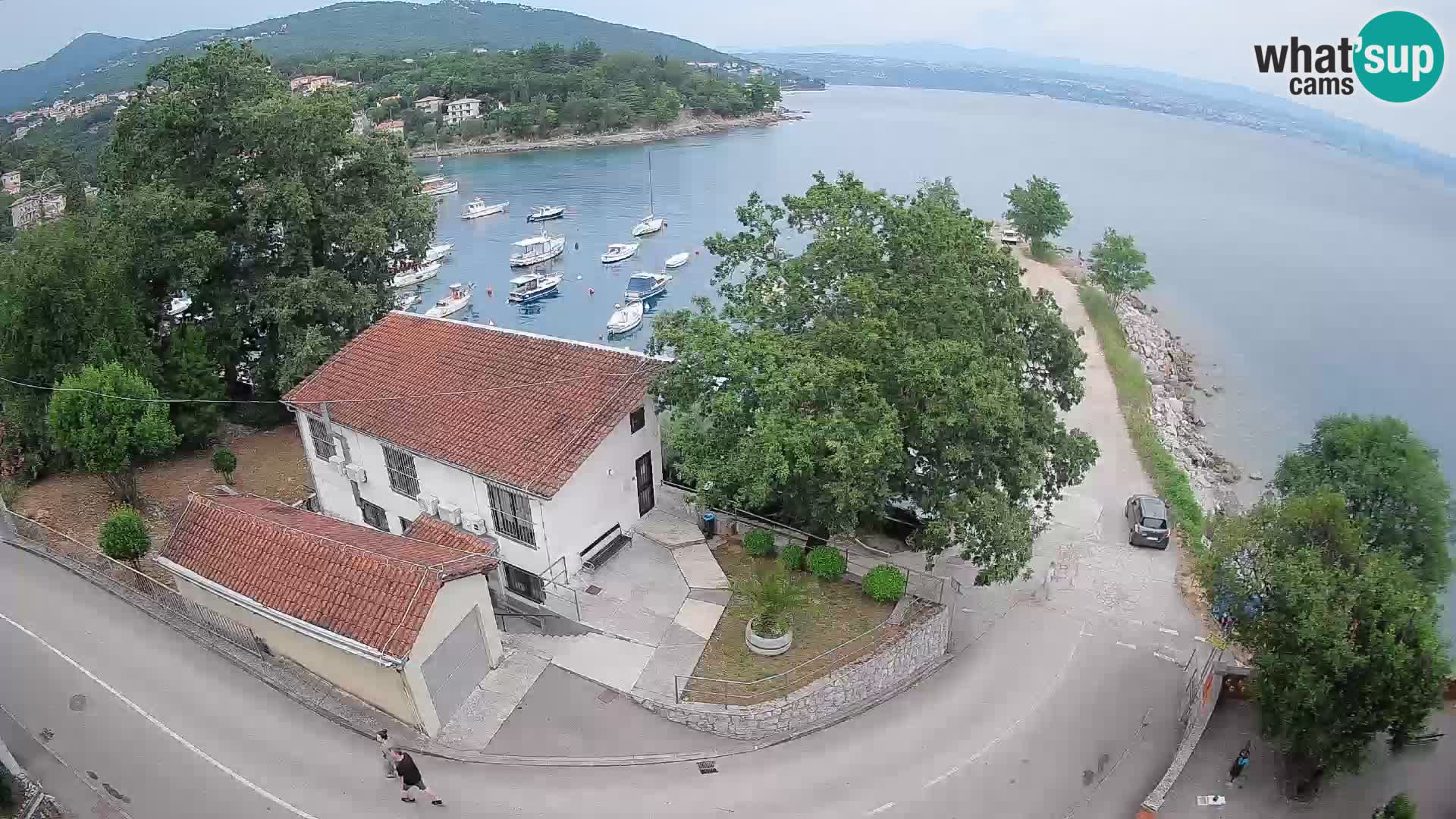 Webcam porto Ika – Vista LIVE sul porto e le luci di Opatija