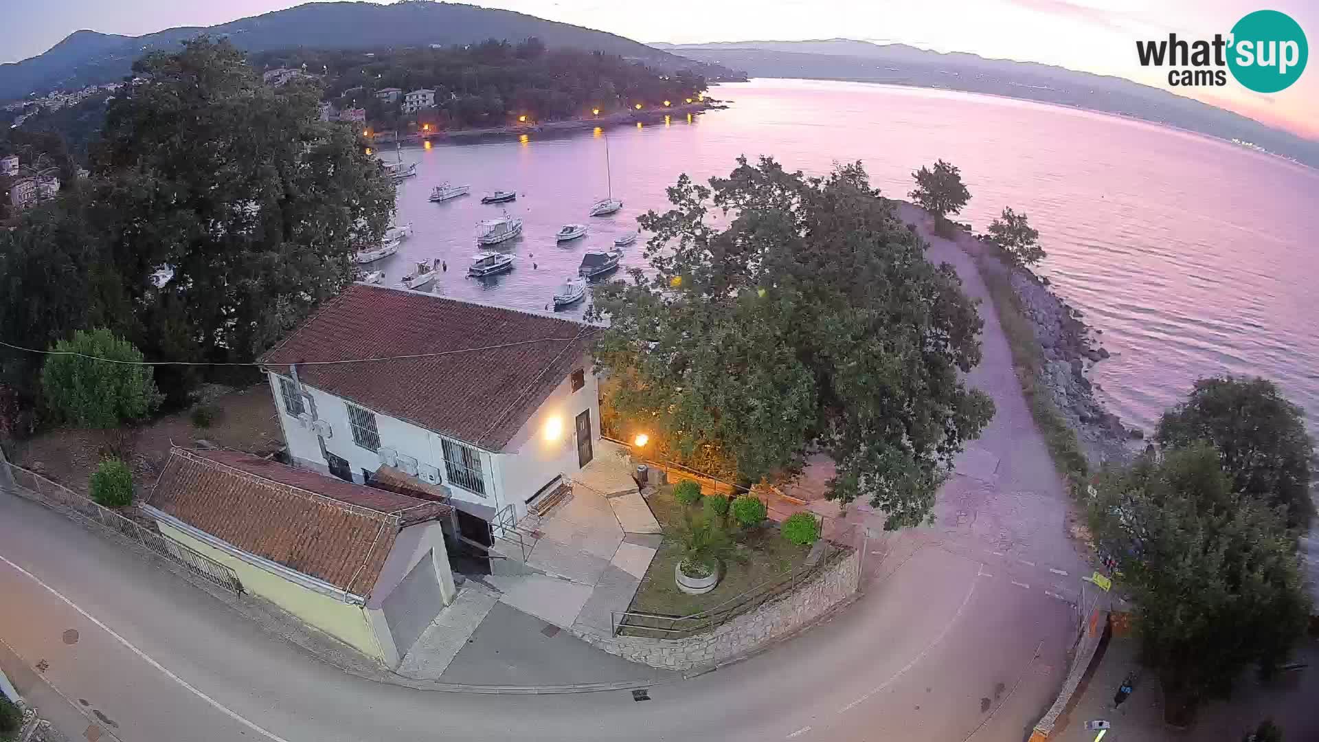 Webcam Ika Hafen – LIVE Blick auf den Hafen und die Lichter von Opatija