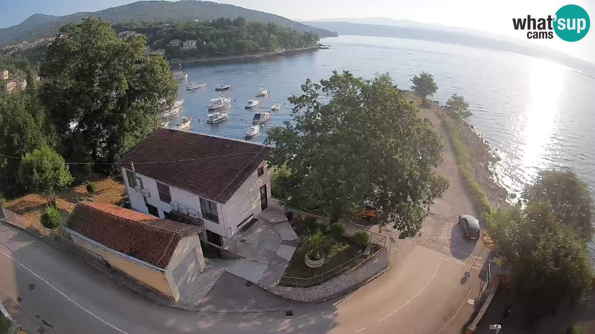 Webcam port d’Ika – Vue en direct et lumières d’Opatija