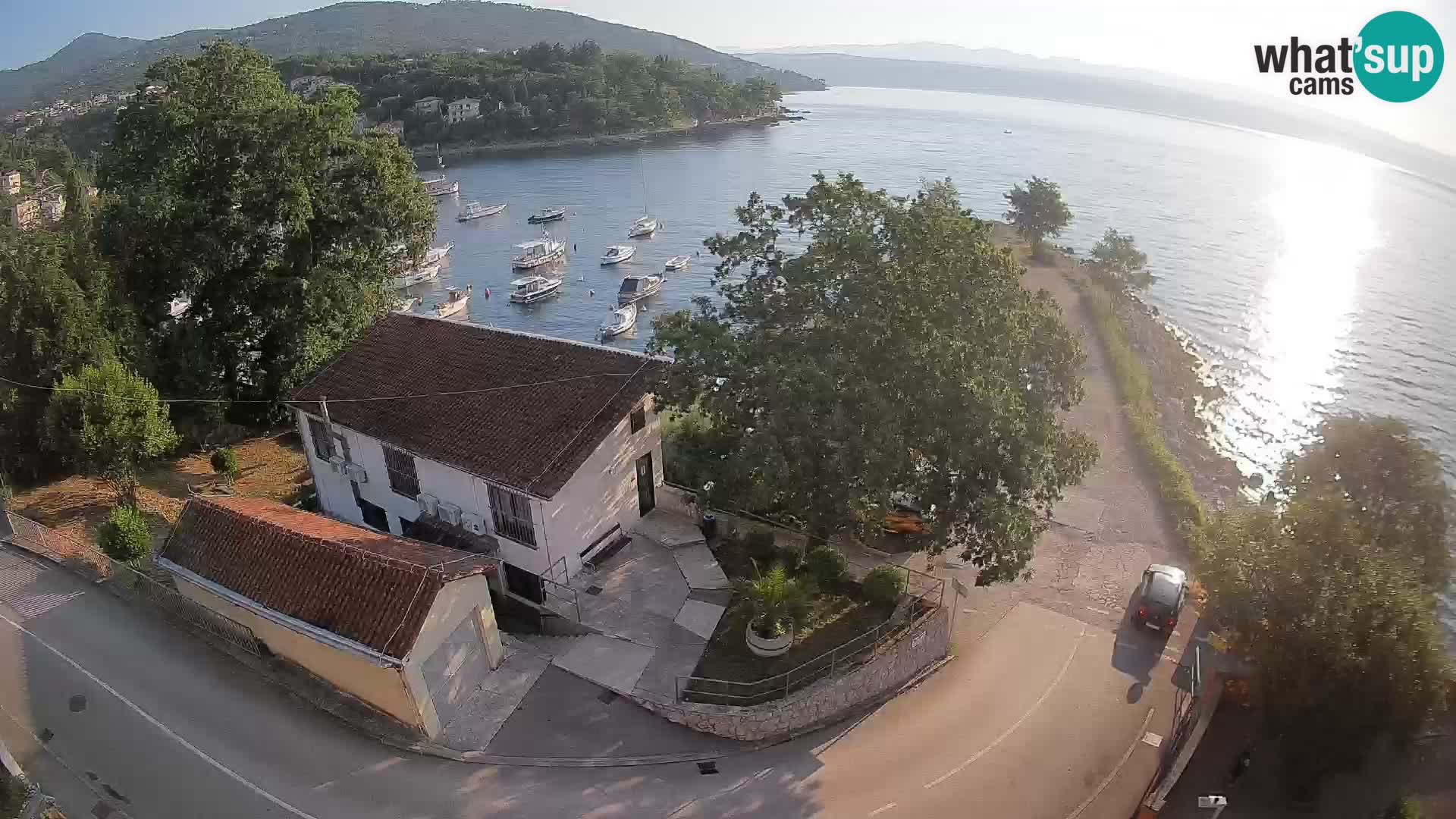 Webcam porto Ika – Vista LIVE sul porto e le luci di Opatija
