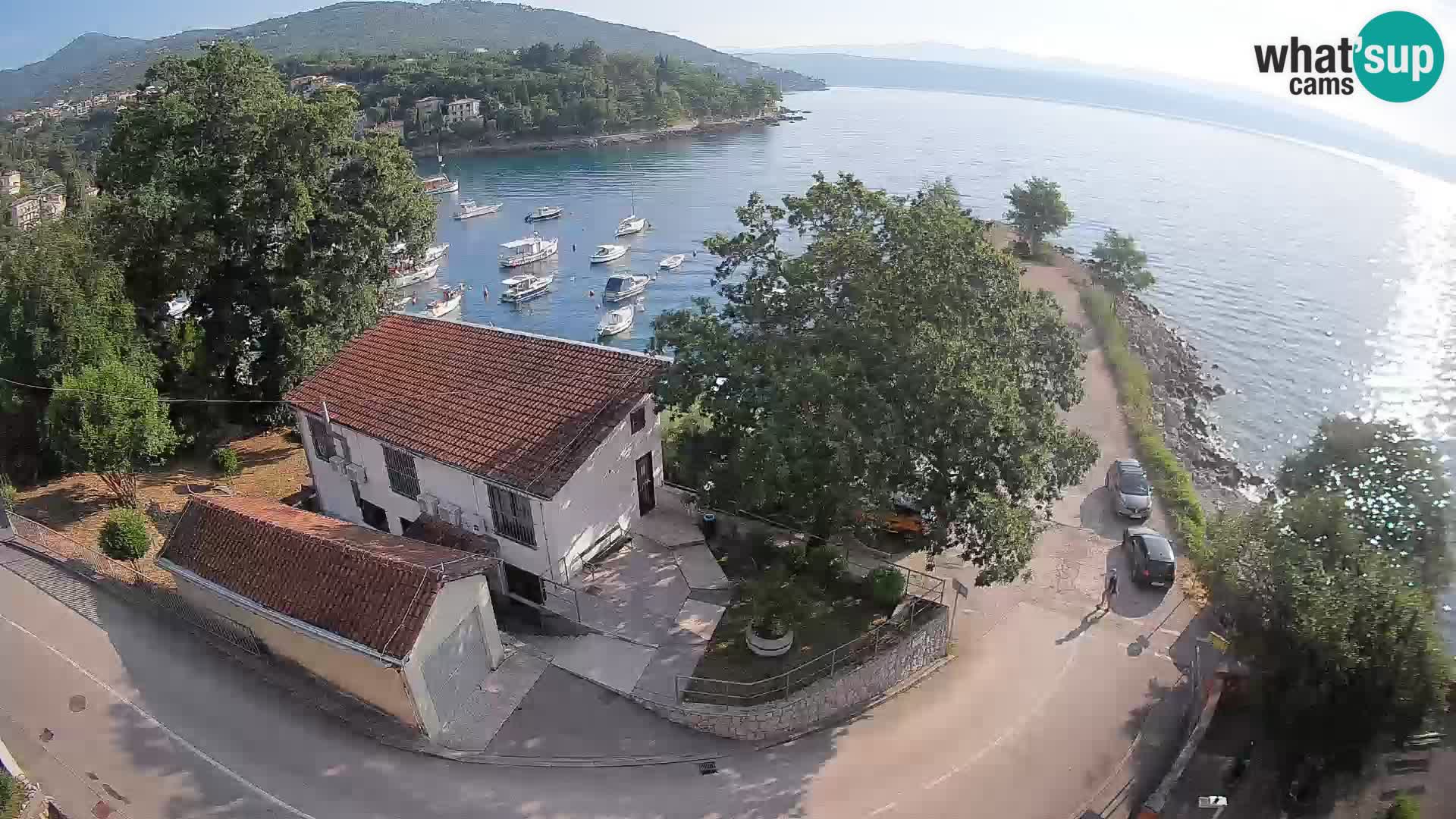 Webcam Ika Hafen – LIVE Blick auf den Hafen und die Lichter von Opatija