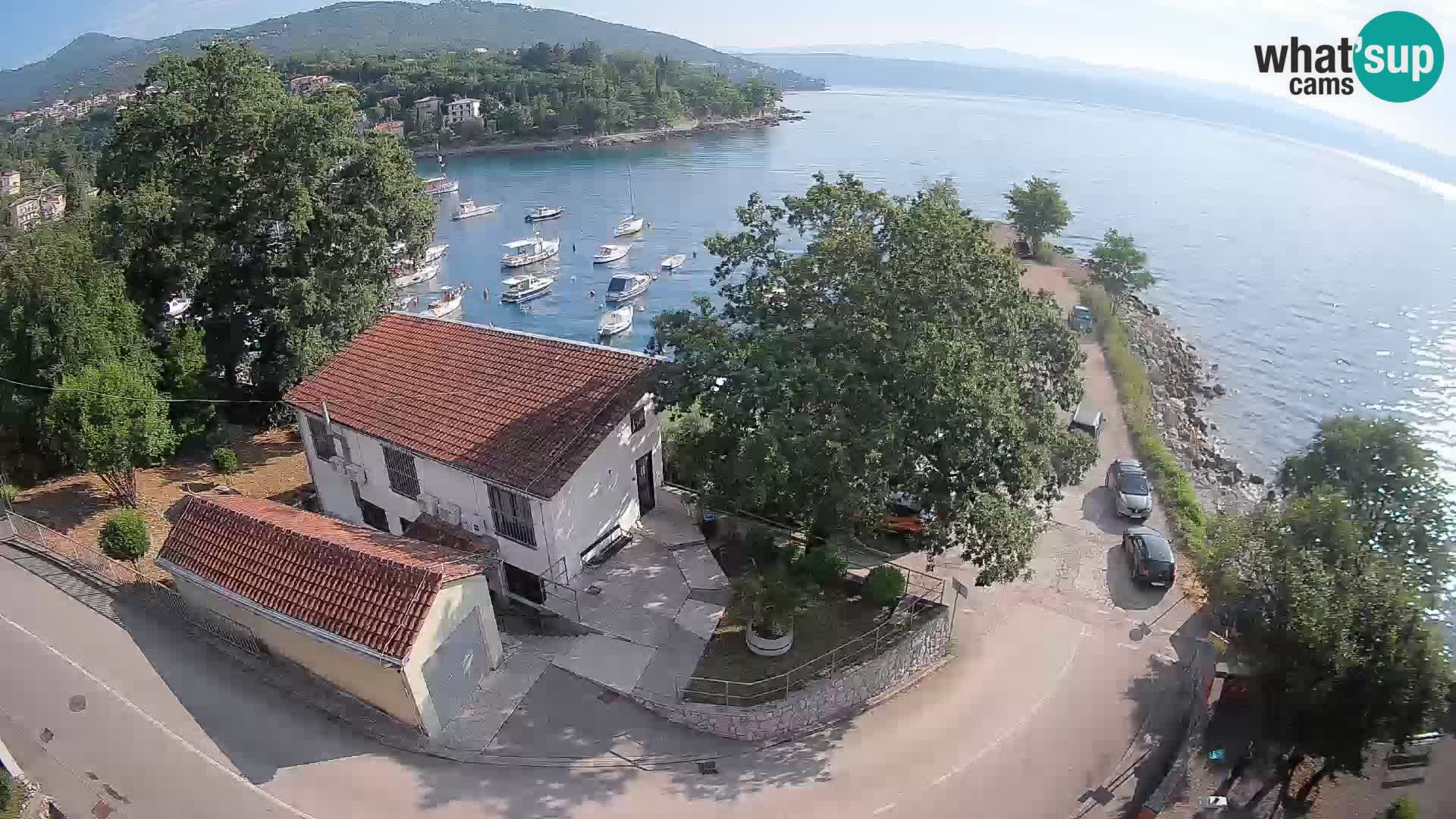 Webcam port d’Ika – Vue en direct et lumières d’Opatija