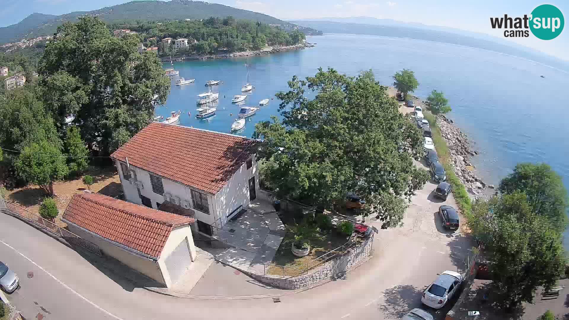Ika Harbor Webcam – LIVE View of the Harbor and Opatija Lights