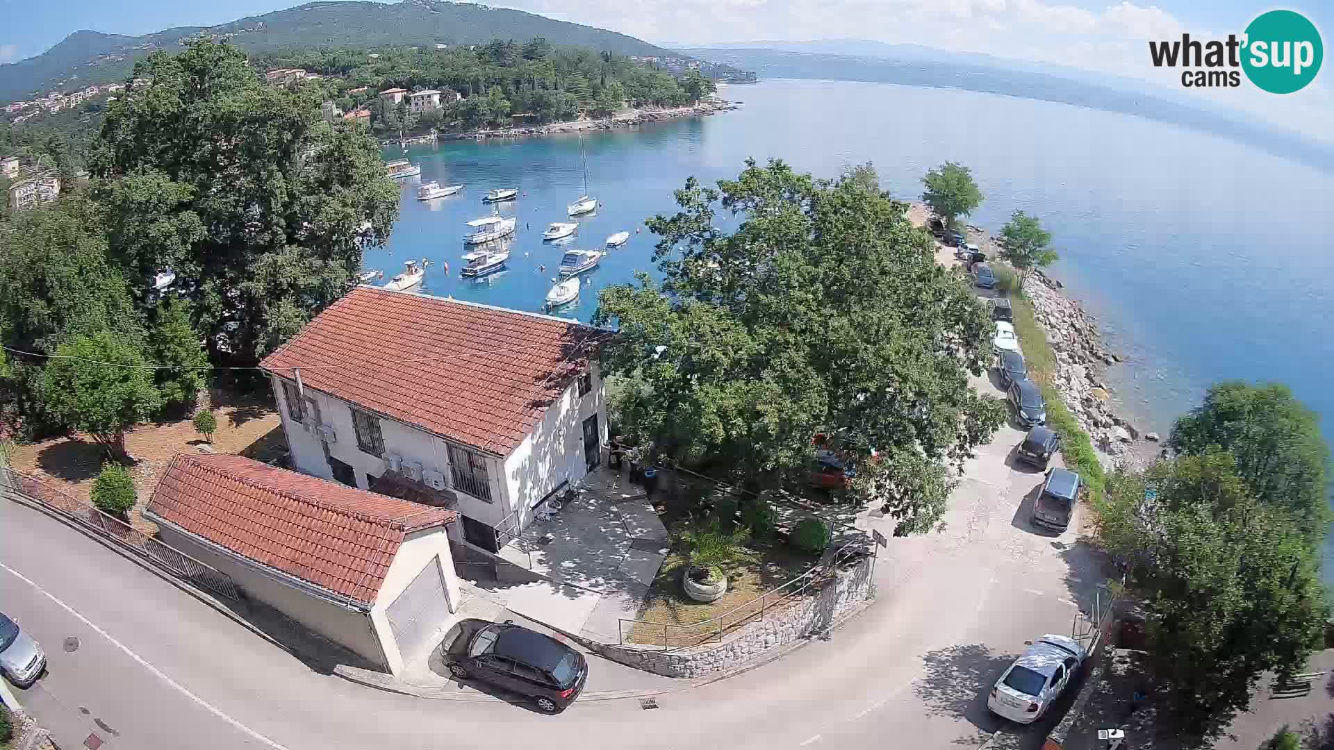 Webcam port d’Ika – Vue en direct et lumières d’Opatija