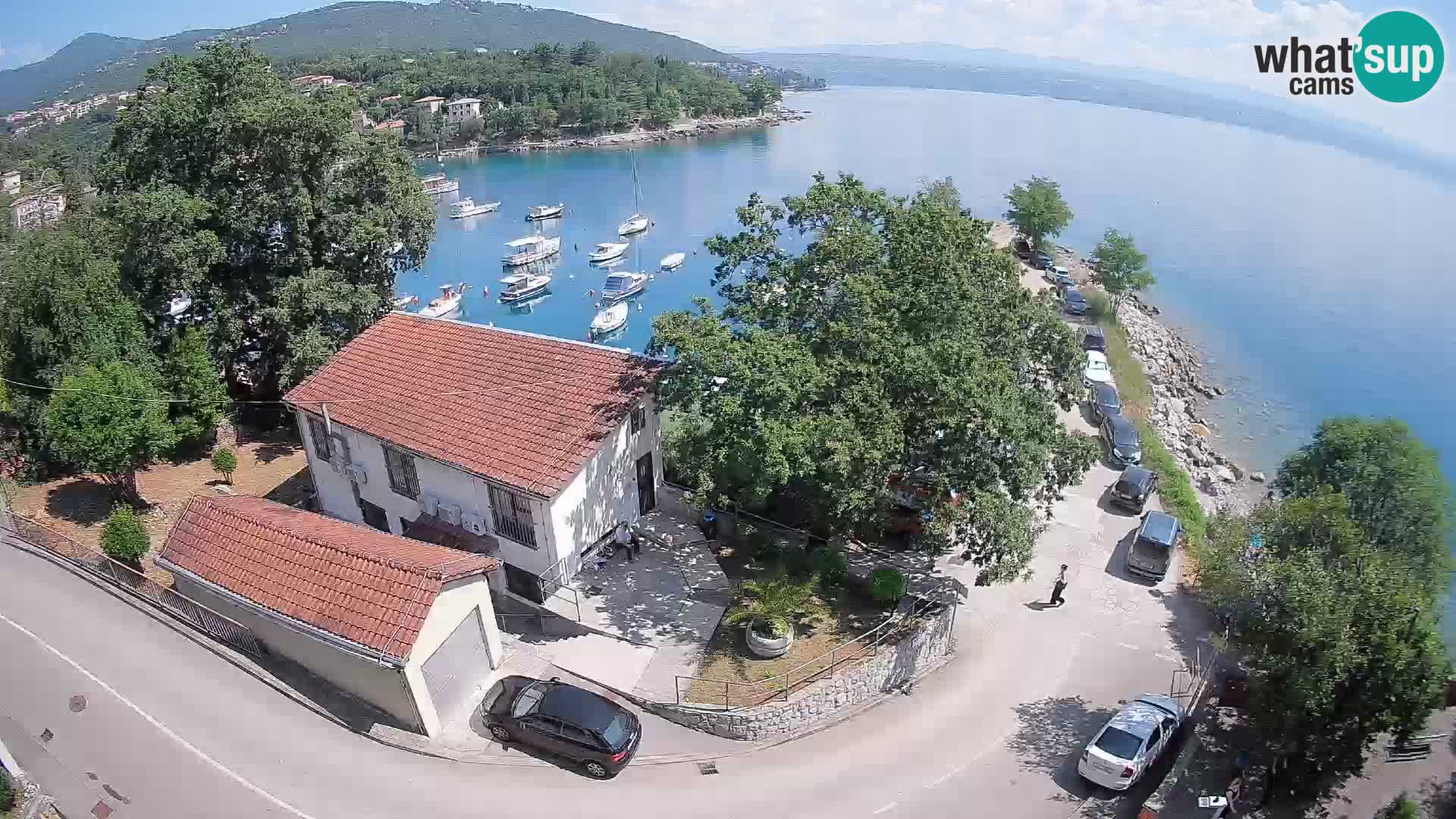 Webcam port d’Ika – Vue en direct et lumières d’Opatija