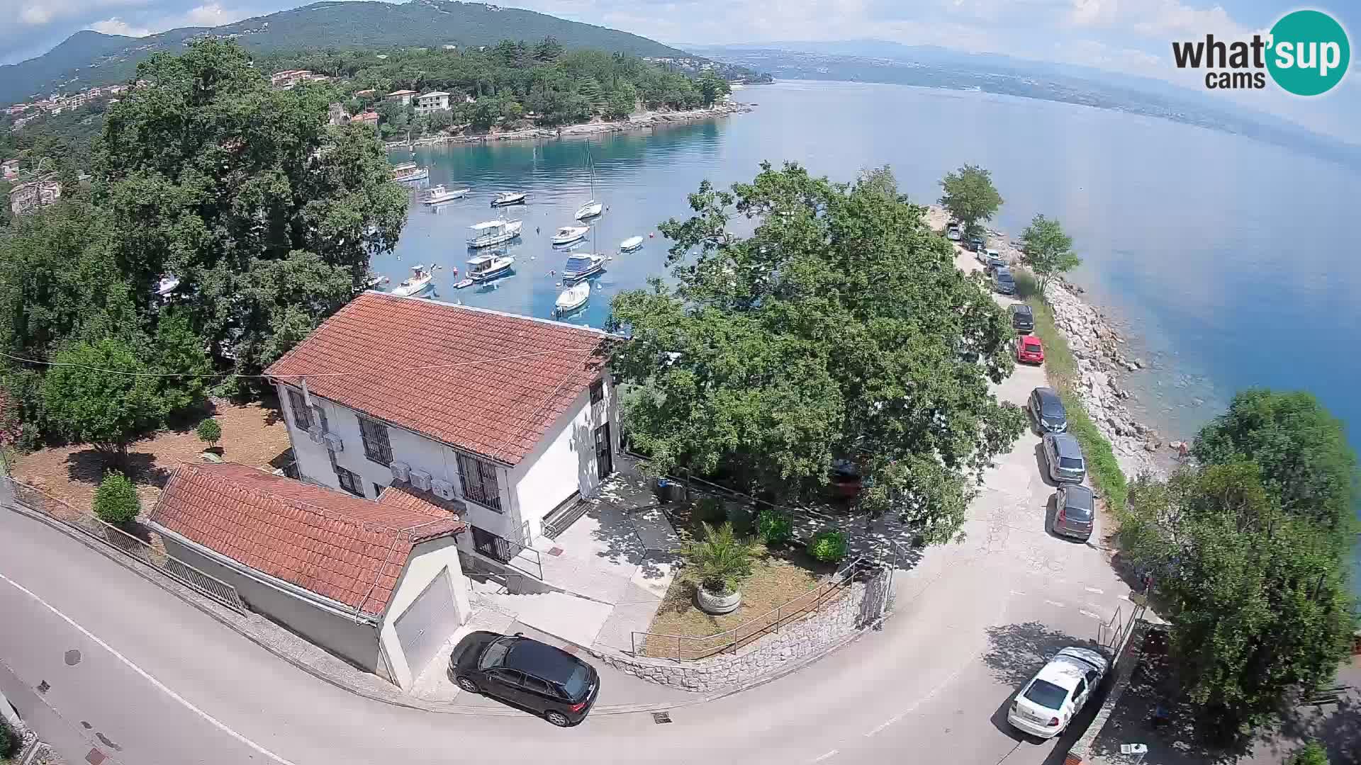 Webcam porto Ika – Vista LIVE sul porto e le luci di Opatija