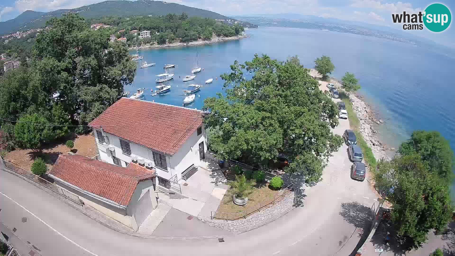 Webcam Ika Hafen – LIVE Blick auf den Hafen und die Lichter von Opatija