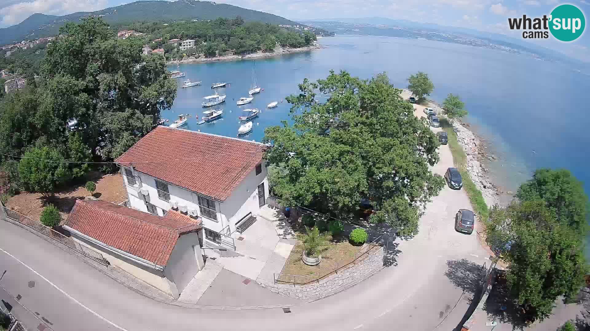 Webcam port d’Ika – Vue en direct et lumières d’Opatija