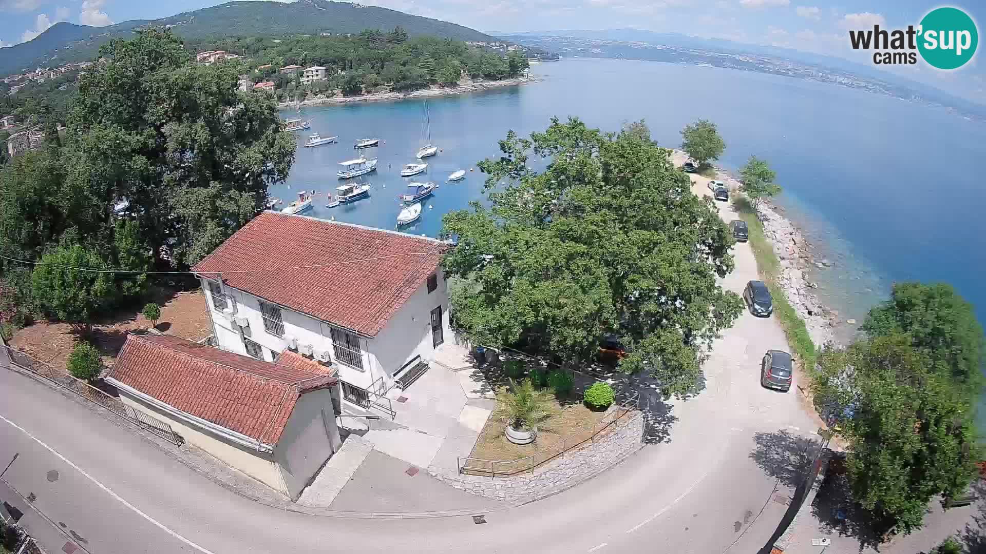 Webcam porto Ika – Vista LIVE sul porto e le luci di Opatija