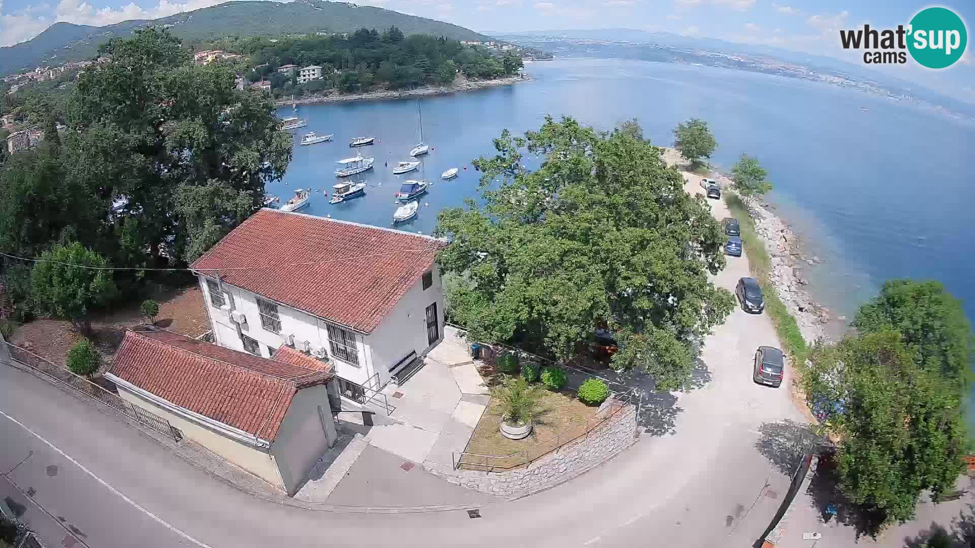 Webcam porto Ika – Vista LIVE sul porto e le luci di Opatija
