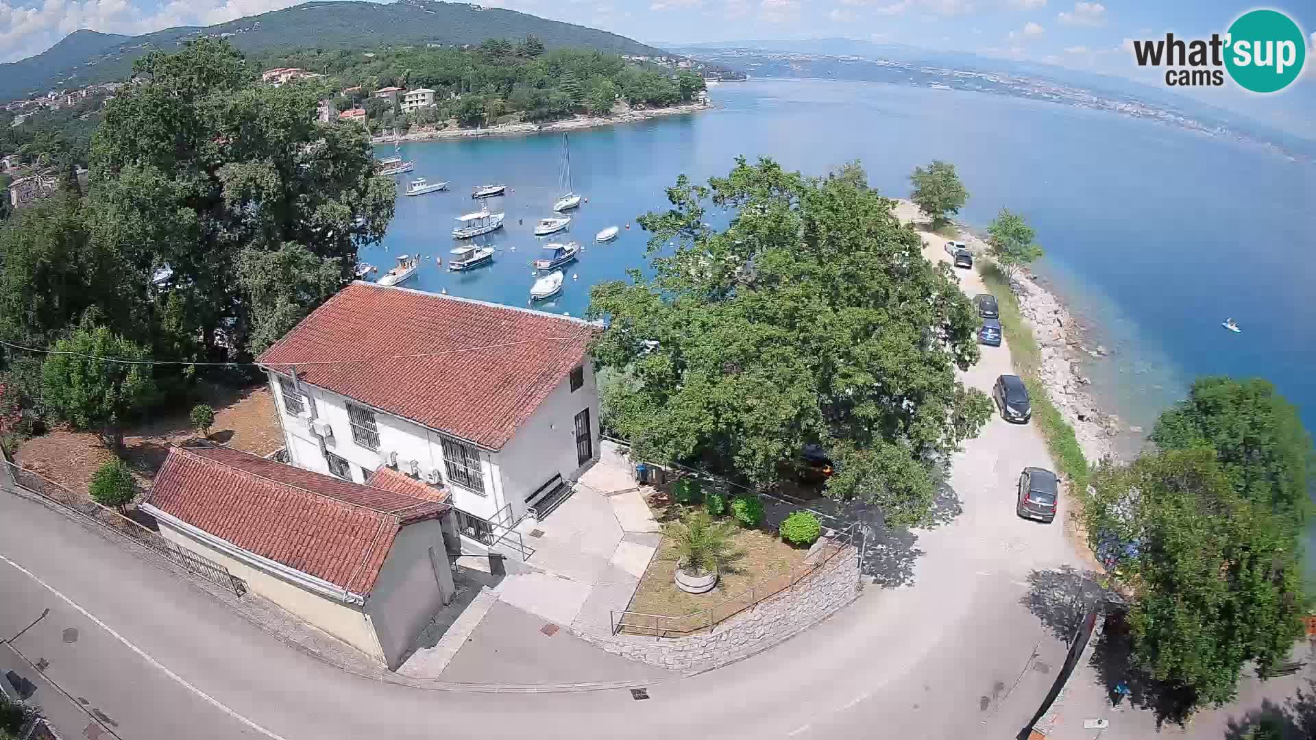 Web kamera luka Ika – Pogled uživo na luku i svjetla Opatije