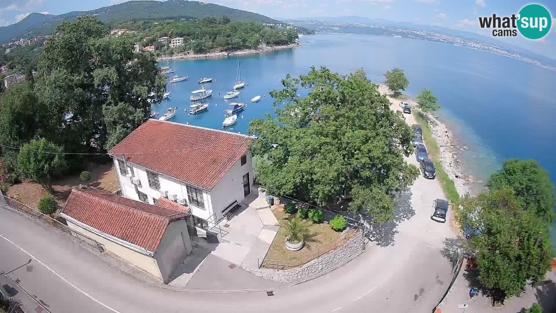 Webcam Ika Hafen – LIVE Blick auf den Hafen und die Lichter von Opatija