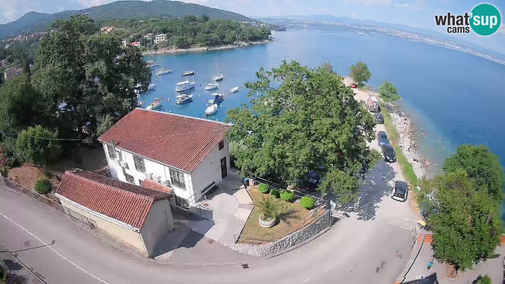 Webcam Ika Hafen – LIVE Blick auf den Hafen und die Lichter von Opatija