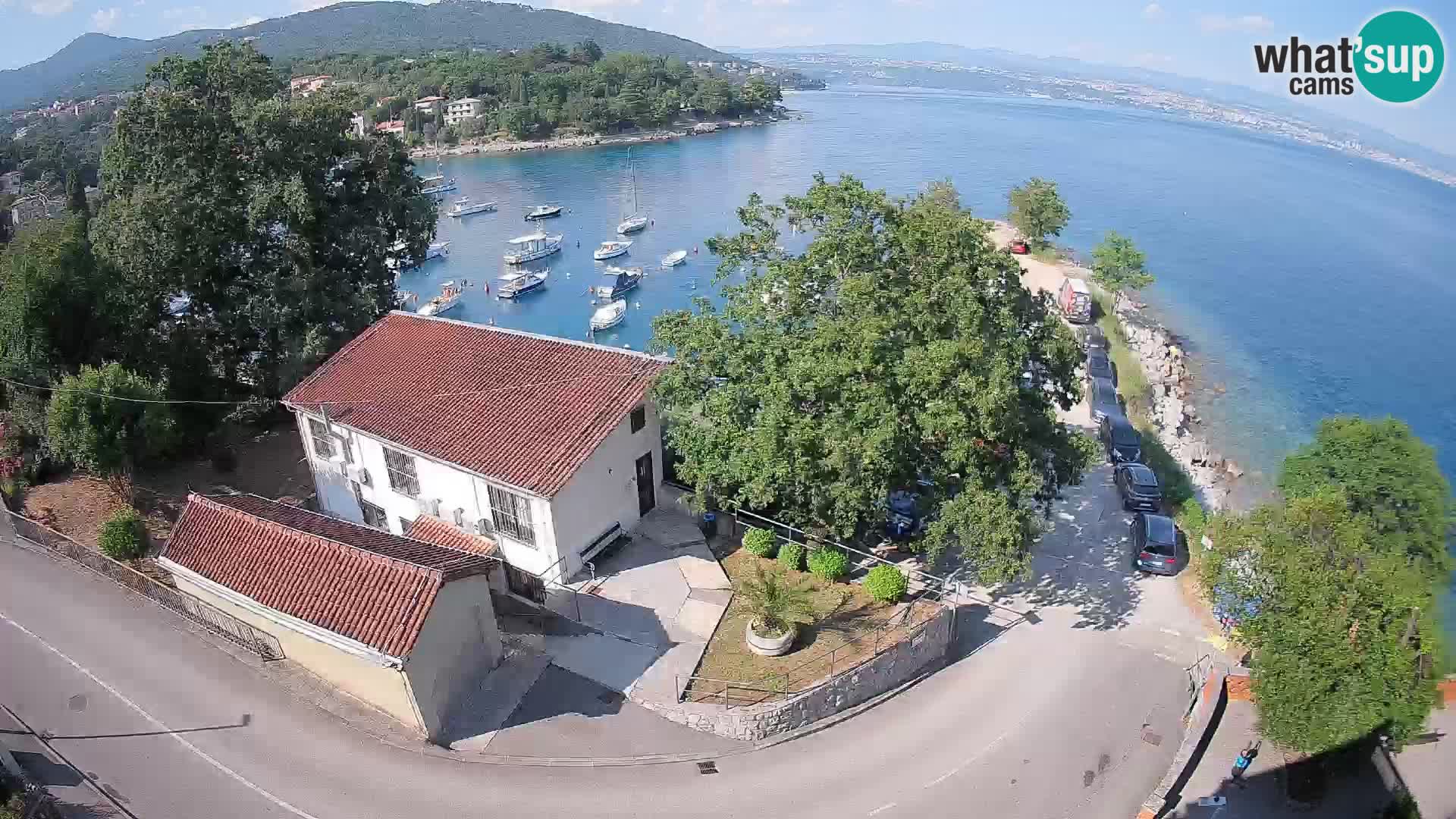 Webcam Ika Hafen – LIVE Blick auf den Hafen und die Lichter von Opatija