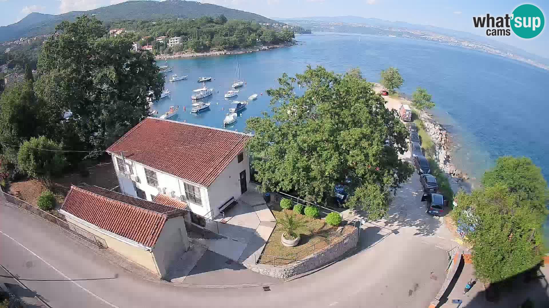 Webcam Ika Hafen – LIVE Blick auf den Hafen und die Lichter von Opatija