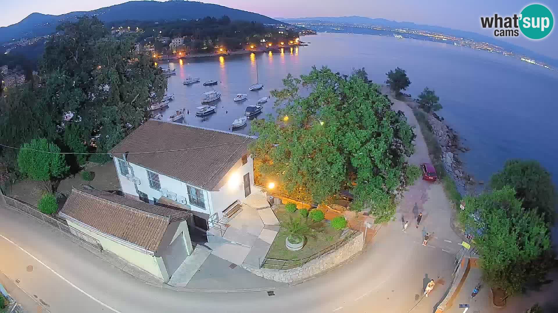 Webcam Ika Hafen – LIVE Blick auf den Hafen und die Lichter von Opatija